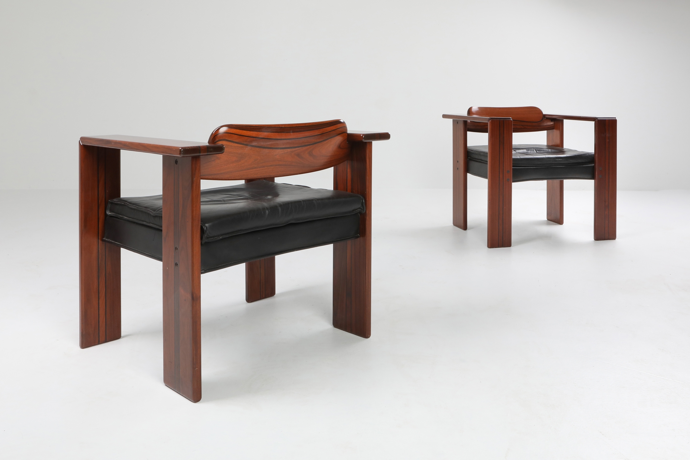 Artona armchairs by Afra & Tobia Scarpa for Maxalto - 1975