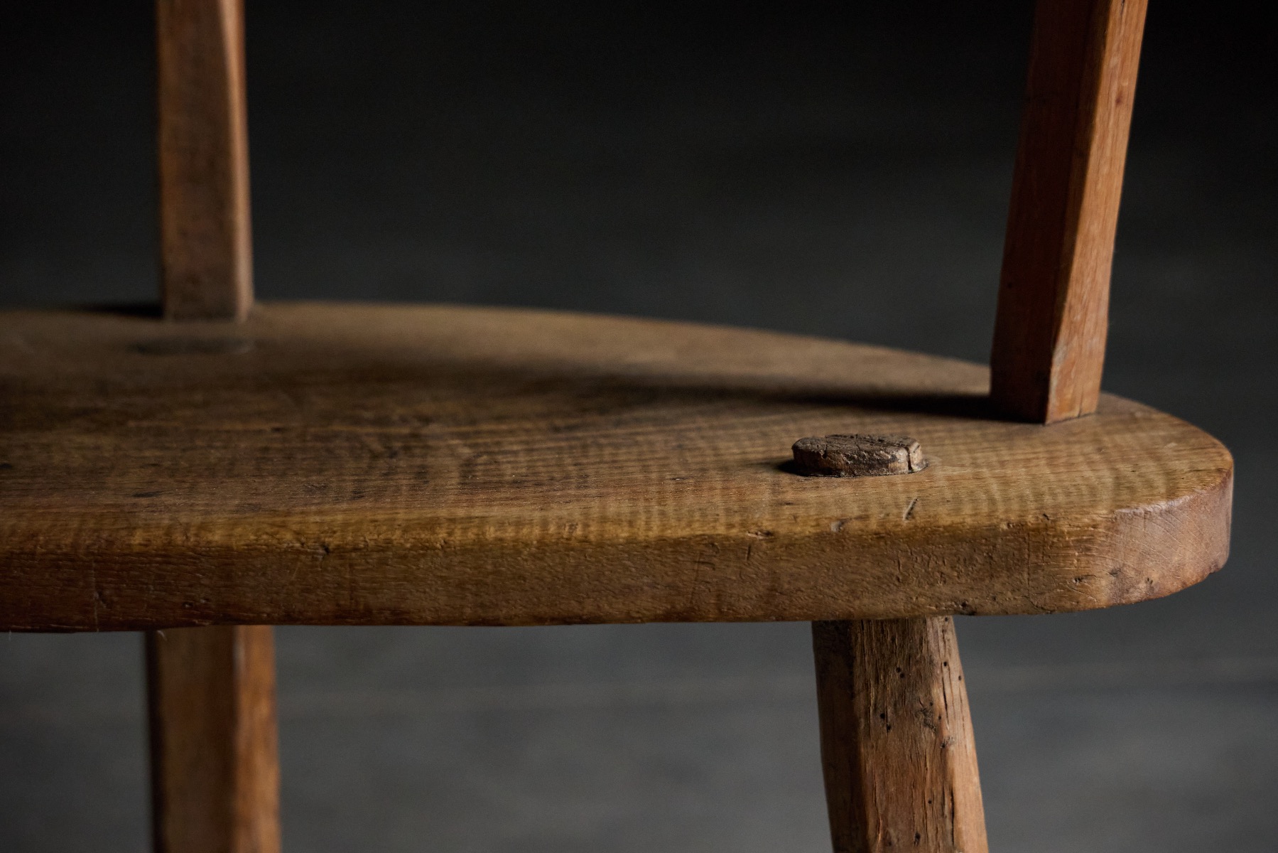 Travail Populaire Tripod Stool - 19th Century