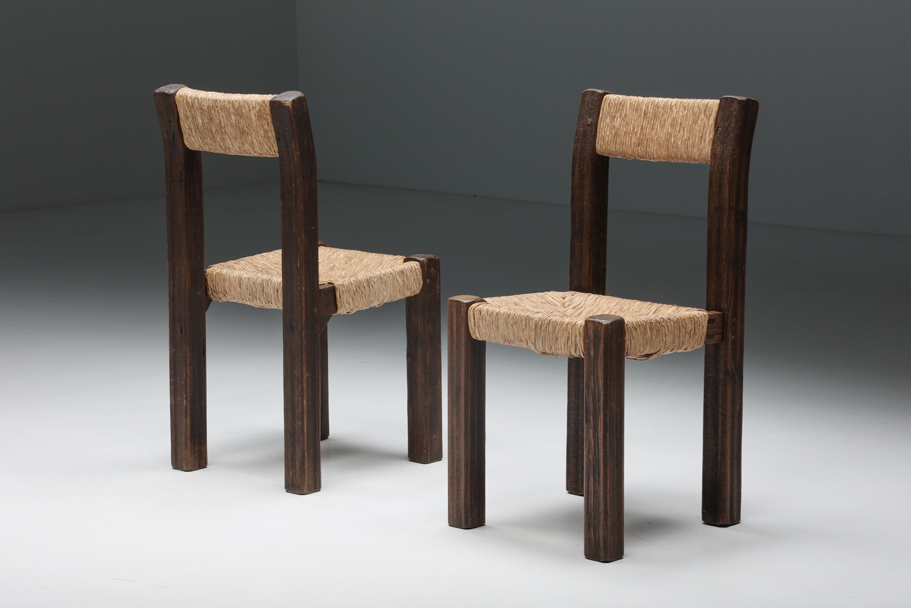 Travaille Français Dining Chairs - 1950s