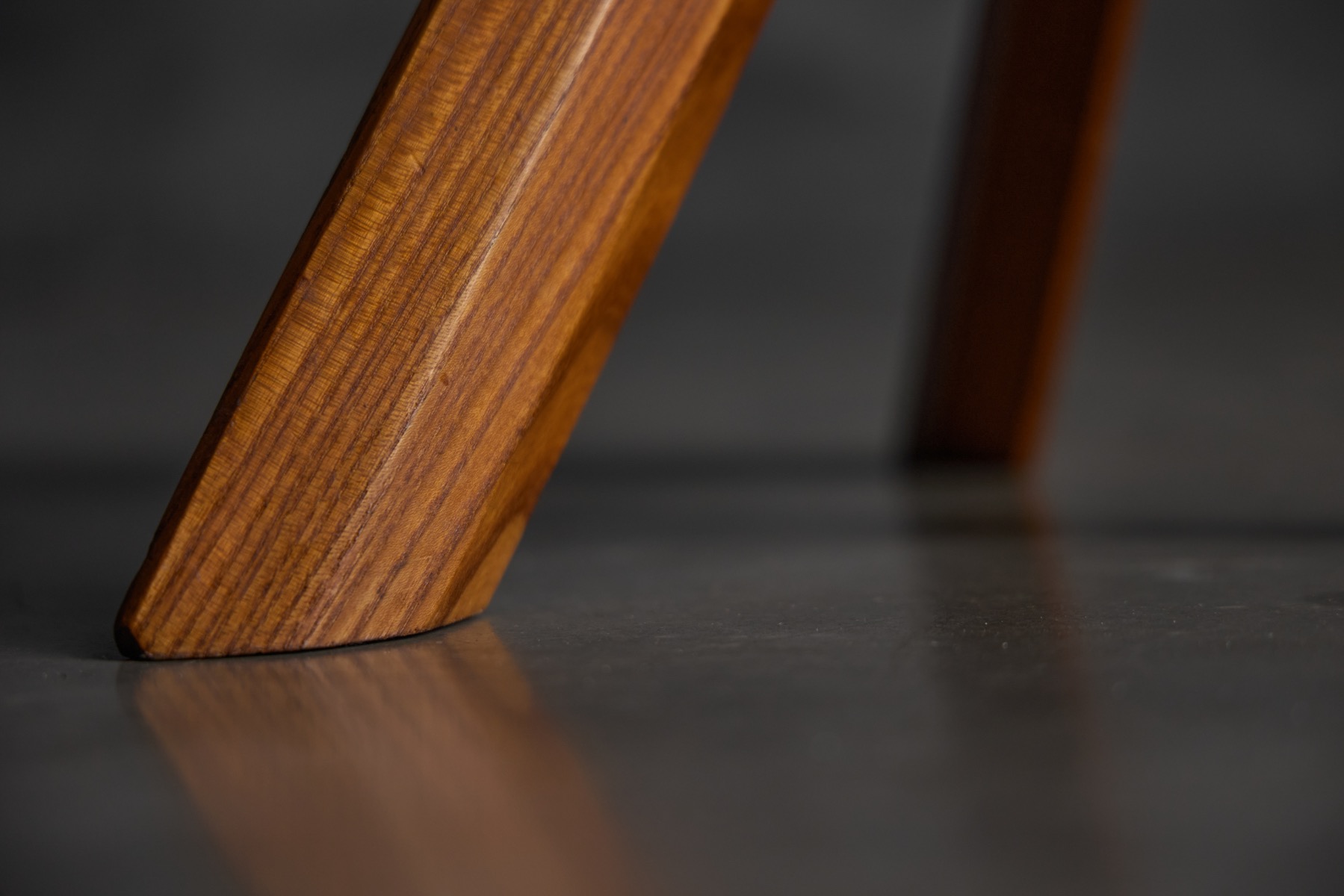 Tripod Stool by Pierre Chapo, France - 1970s