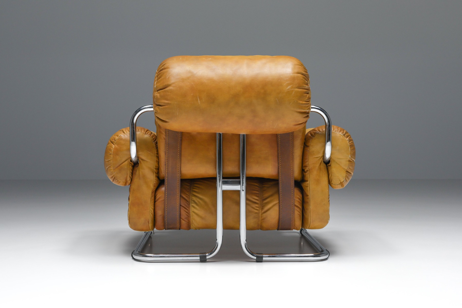 Tucroma Lounge Chairs set By Guido Faleschini for Pace Collection - 1970's