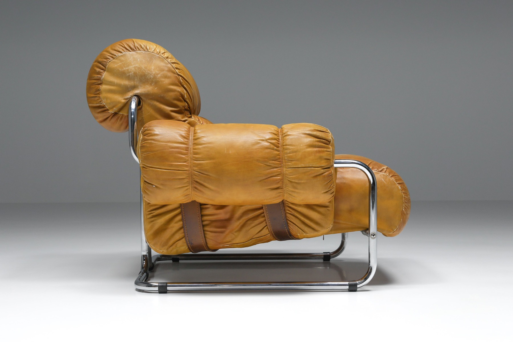 Tucroma Lounge Chairs set By Guido Faleschini for Pace Collection - 1970's
