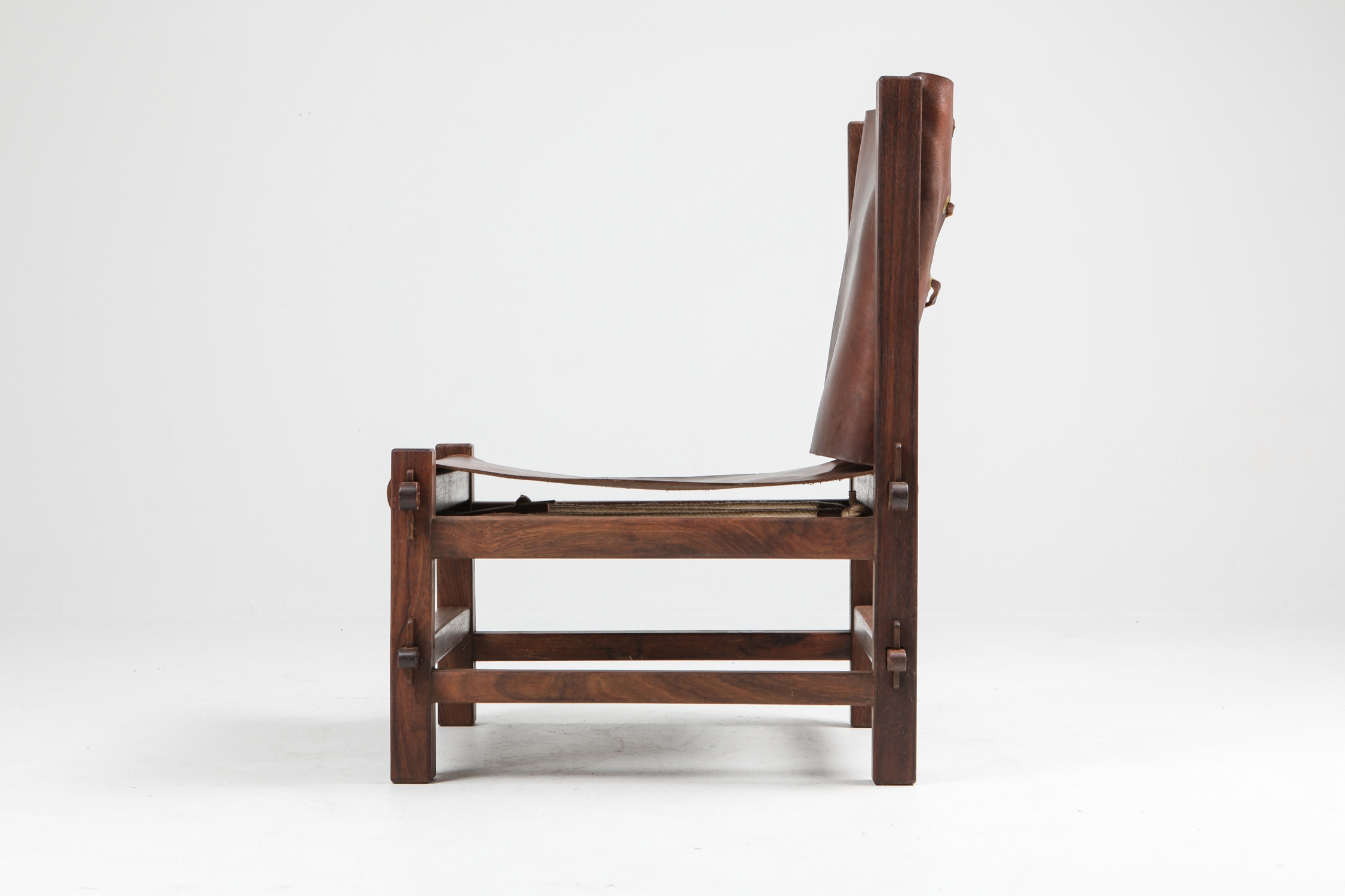 Brazilian Modern Lounge Chairs in Solid Jacaranda - 1960's