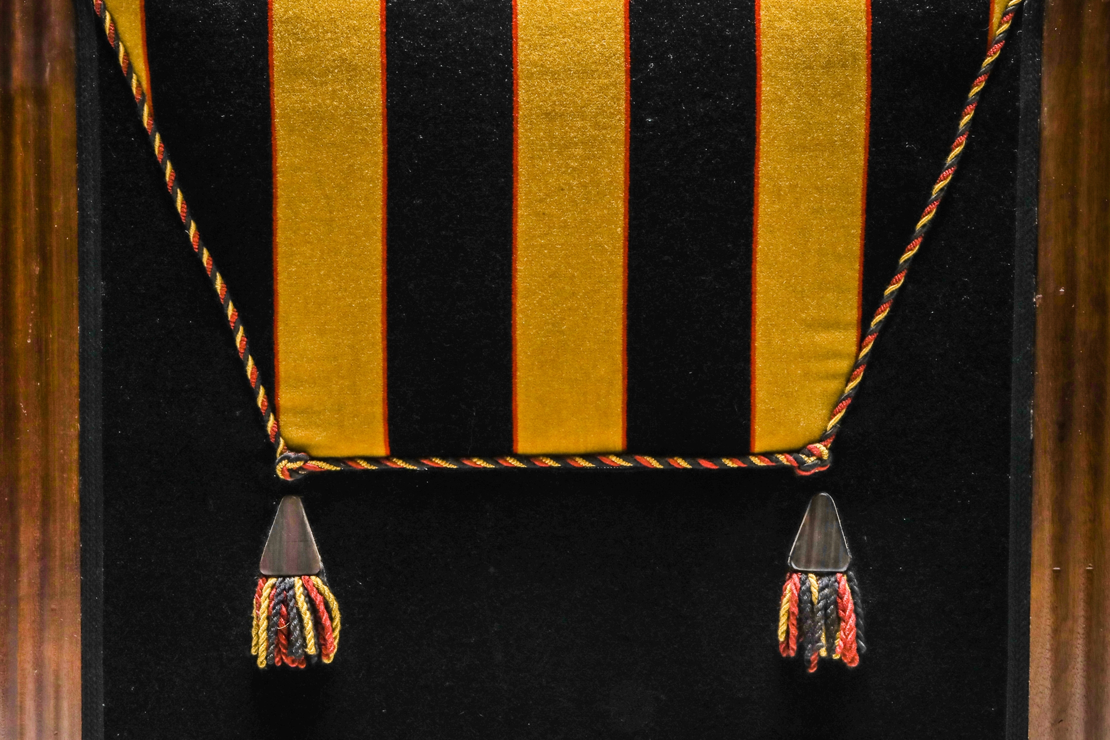 Yellow and Black velvet Art Deco club chair - 1930's