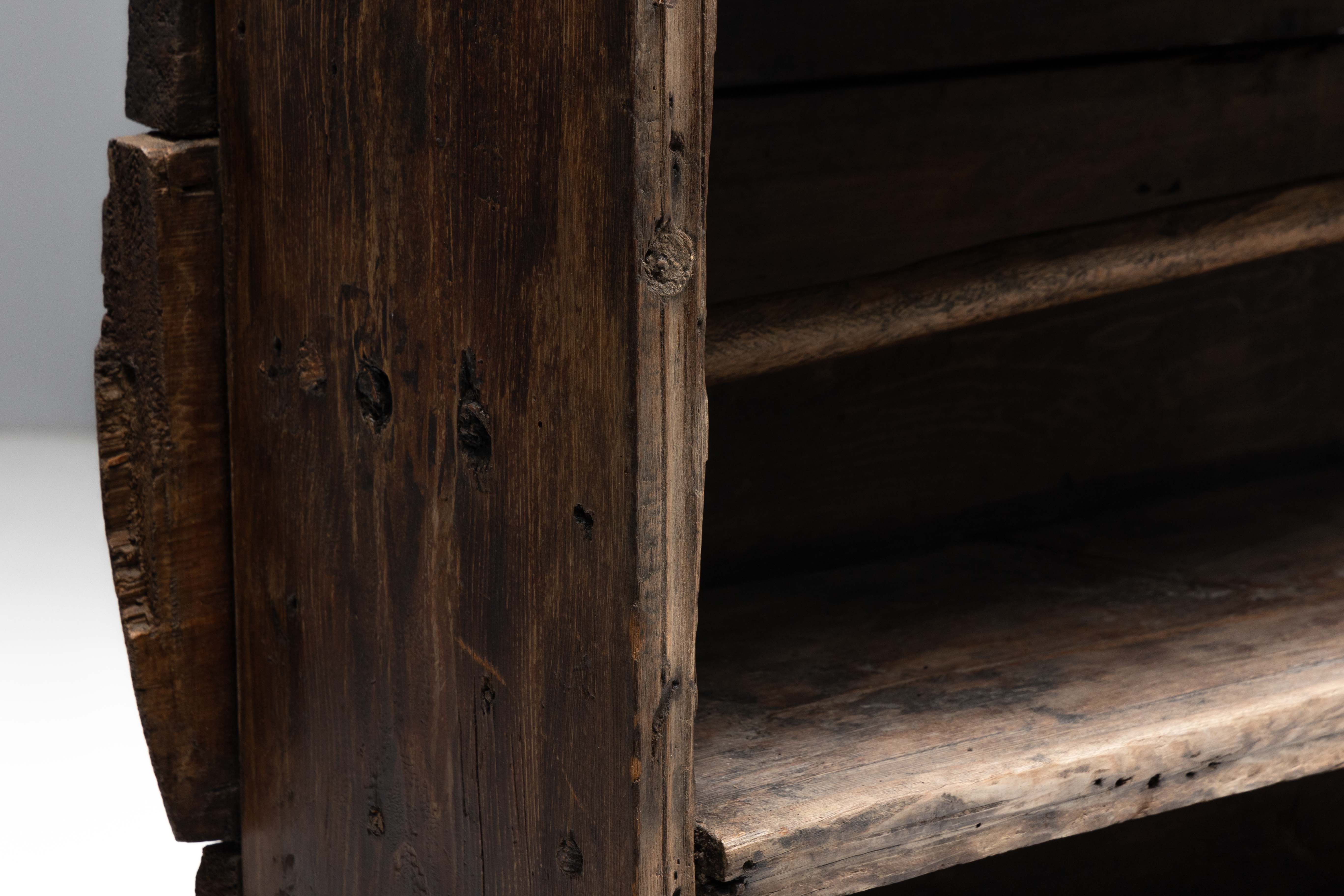 Vernacular Folk Art Étagère, France - 19th Century
