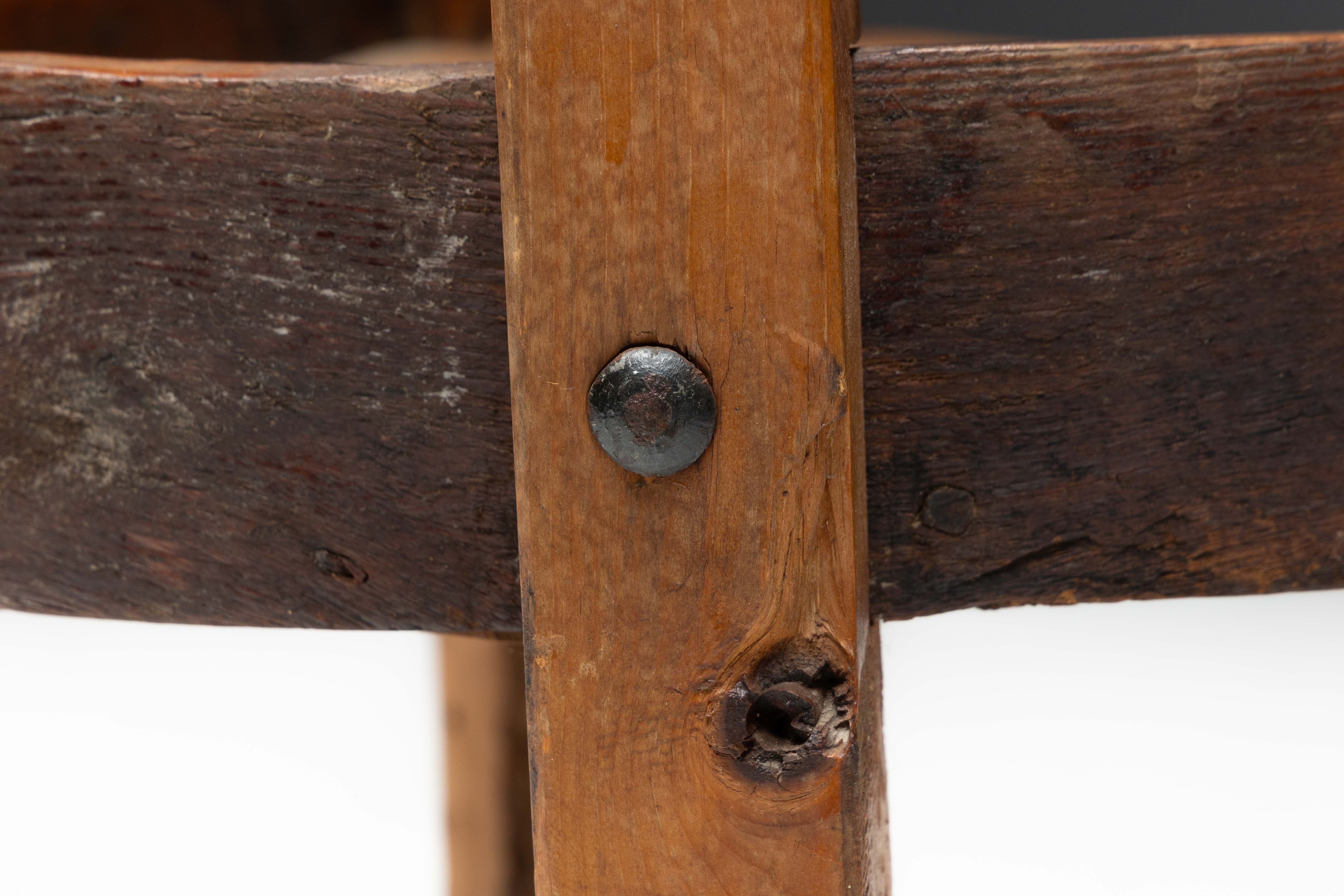 Vernacular Pine Armchair, France - 19th Century