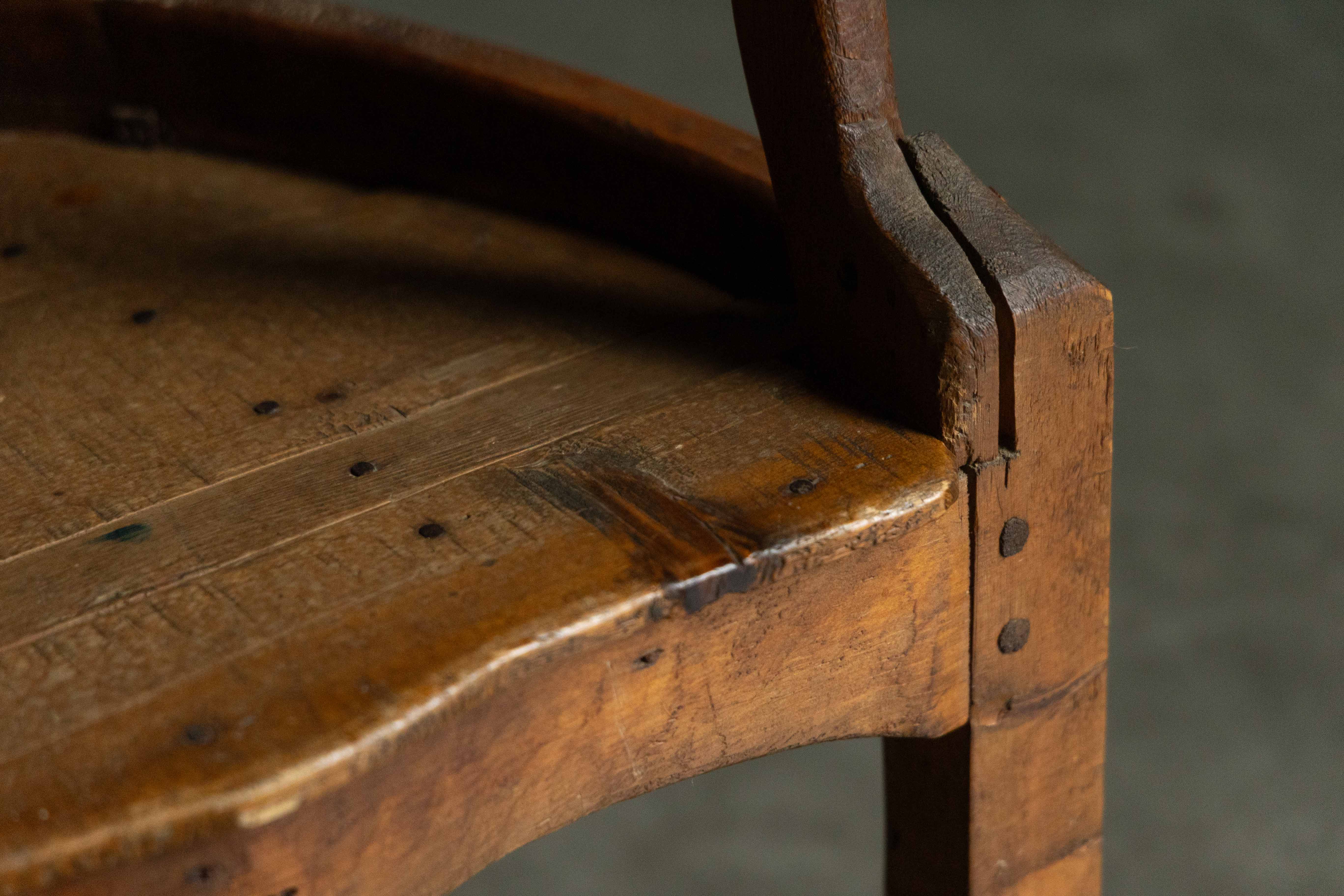 Vernacular Pine Armchair, France - 19th Century