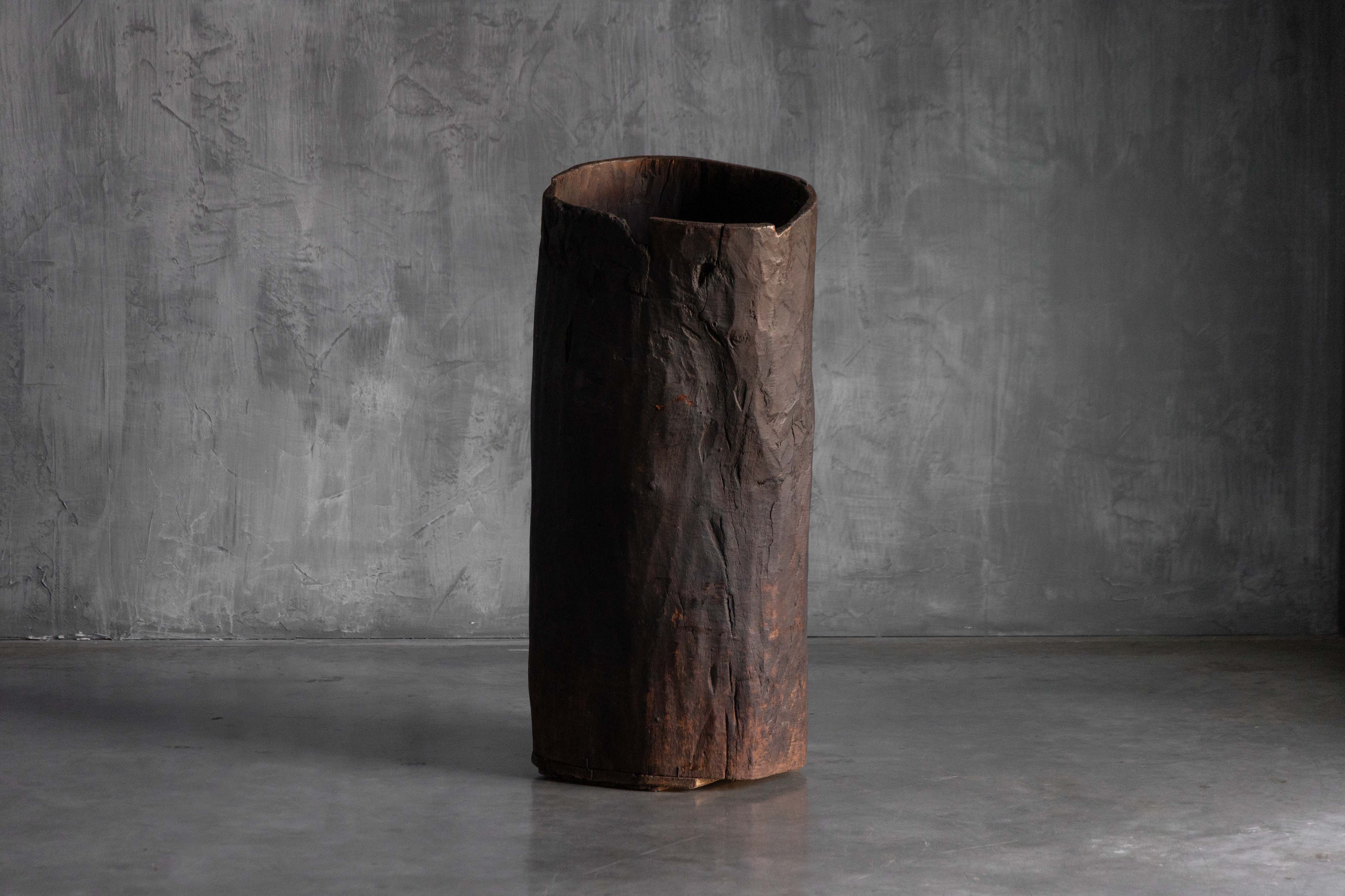 Vernacular Tree Trunk Vessel - 19th Century