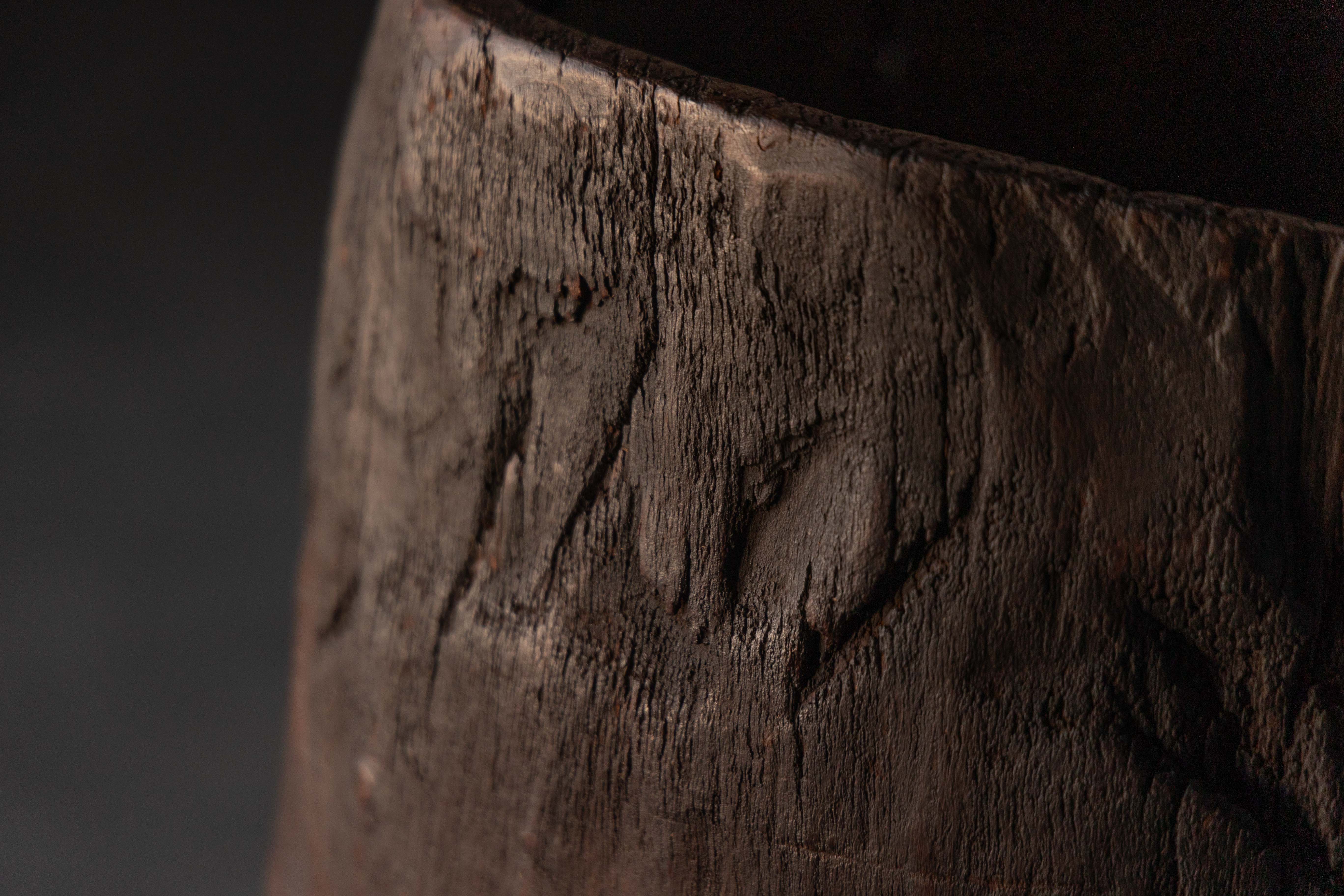 Vernacular Tree Trunk Vessel - 19th Century