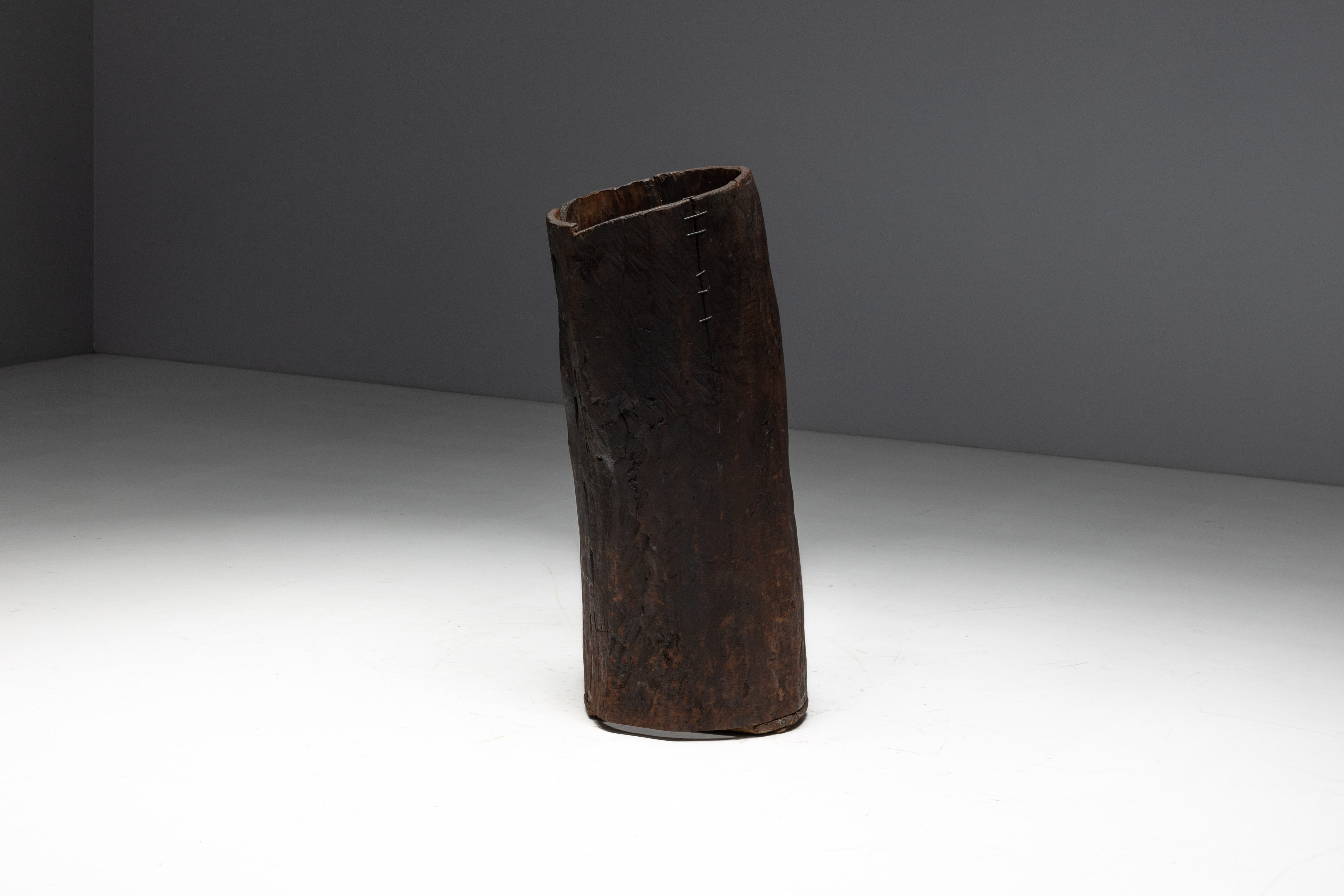 Vernacular Tree Trunk Vessel - 19th Century