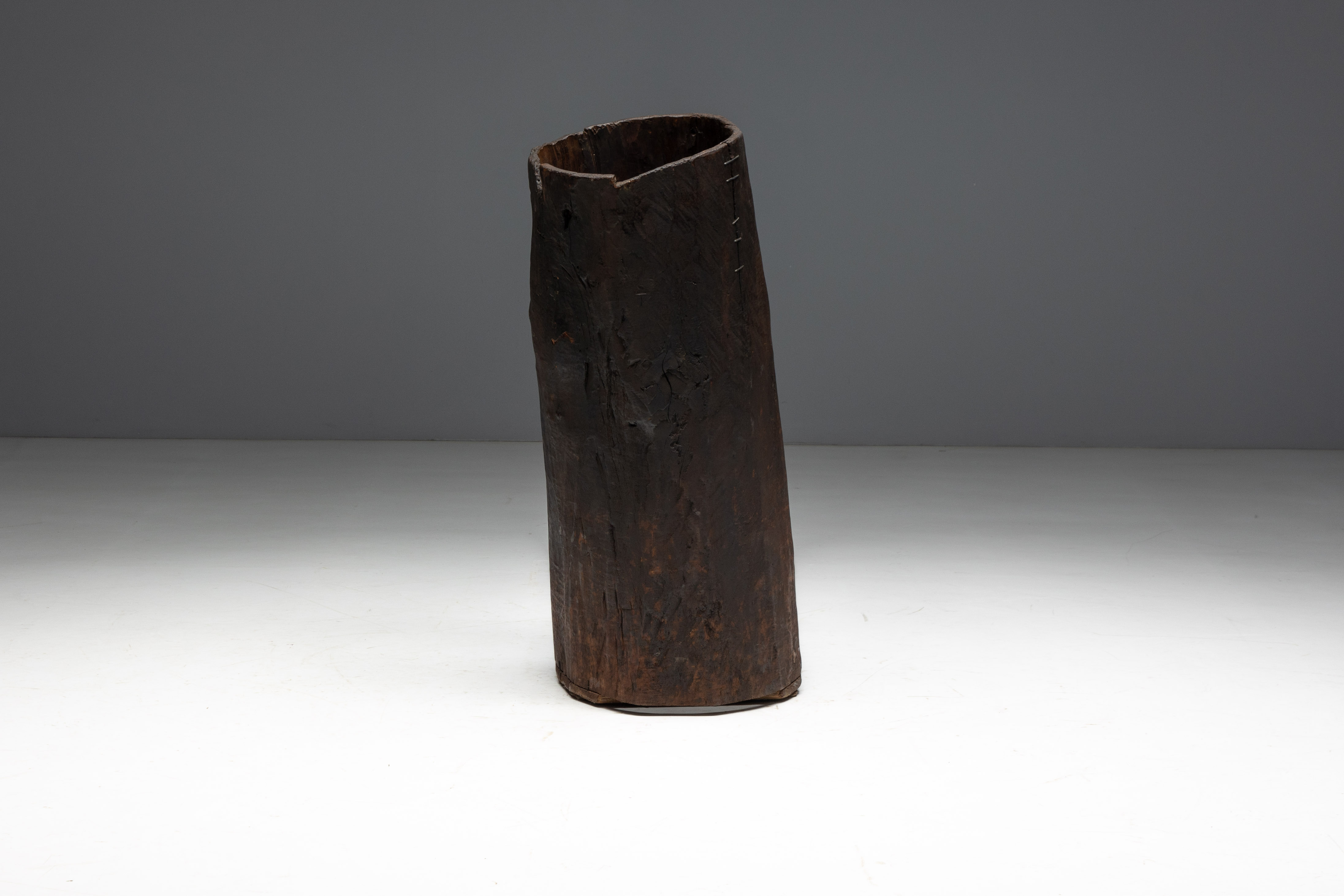 Vernacular Tree Trunk Vessel - 19th Century