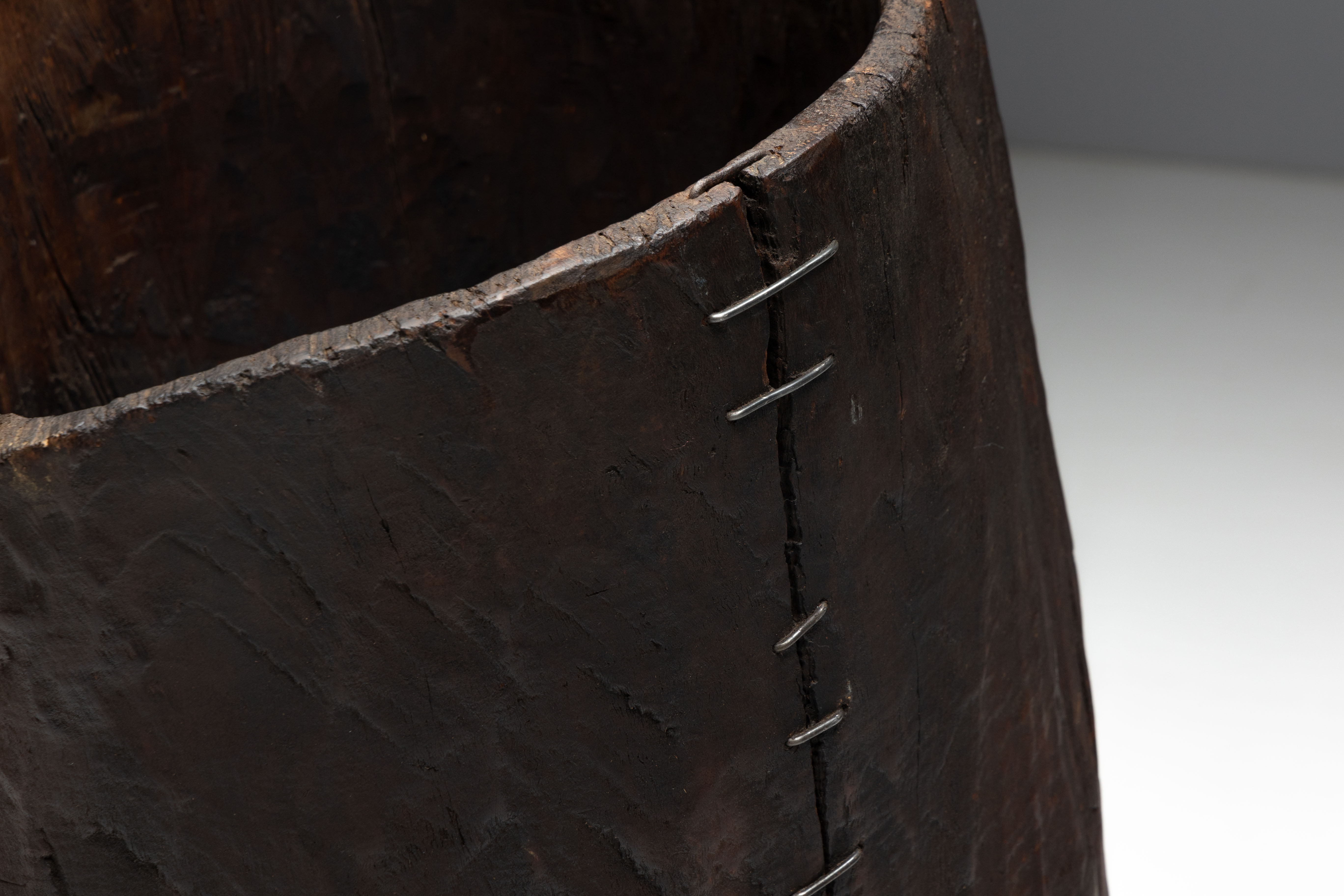 Vernacular Tree Trunk Vessel - 19th Century