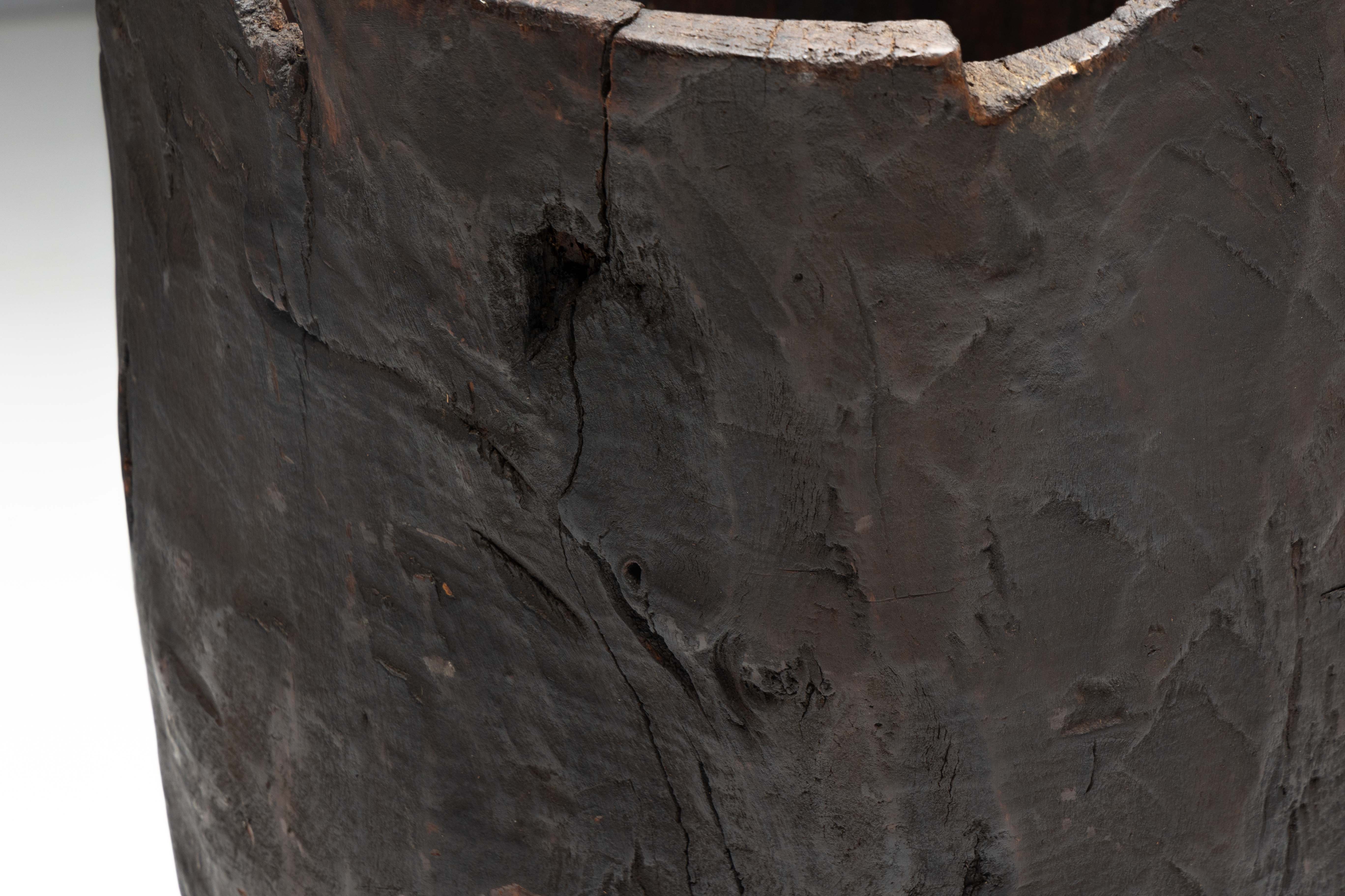 Vernacular Tree Trunk Vessel - 19th Century