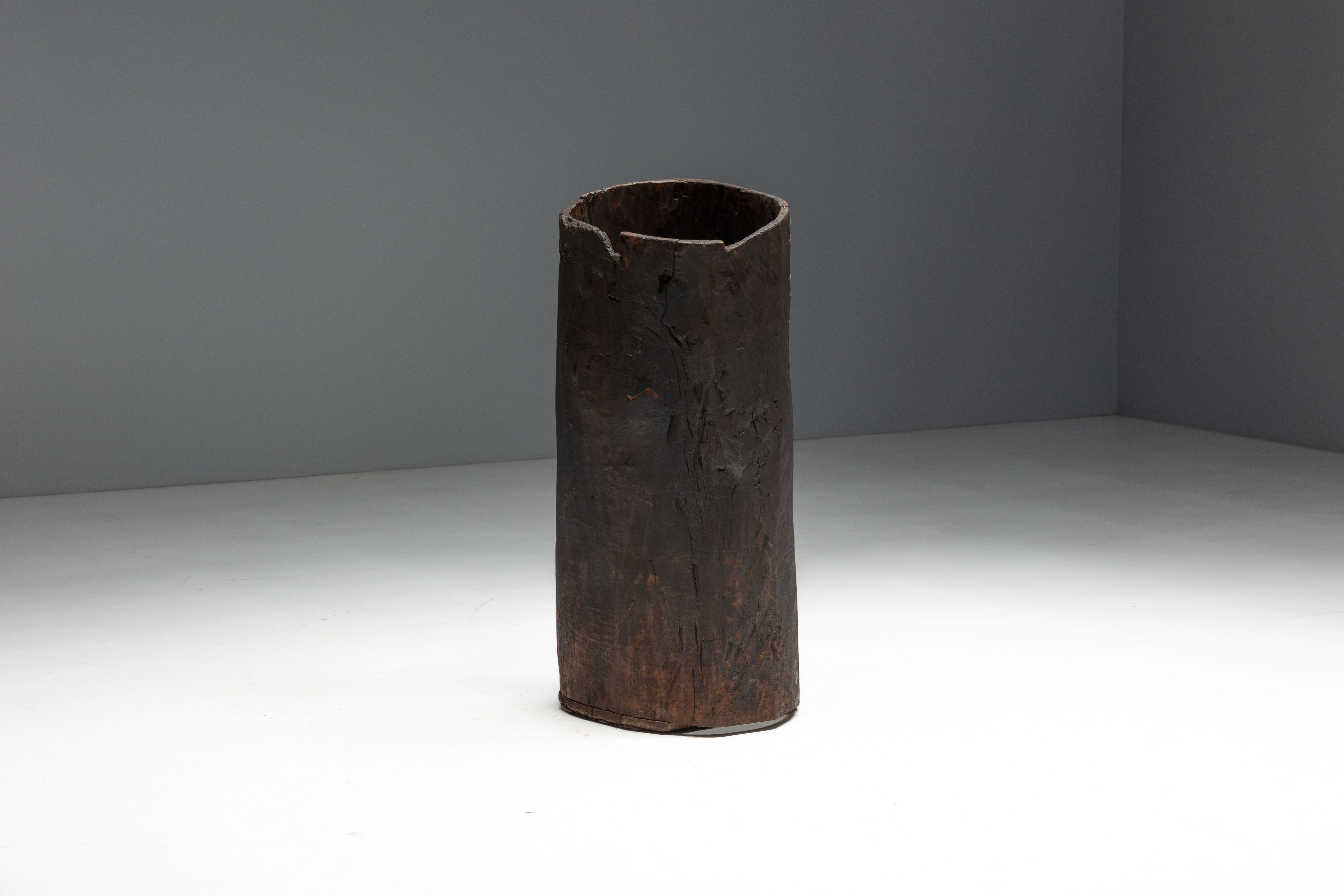 Vernacular Tree Trunk Vessel - 19th Century