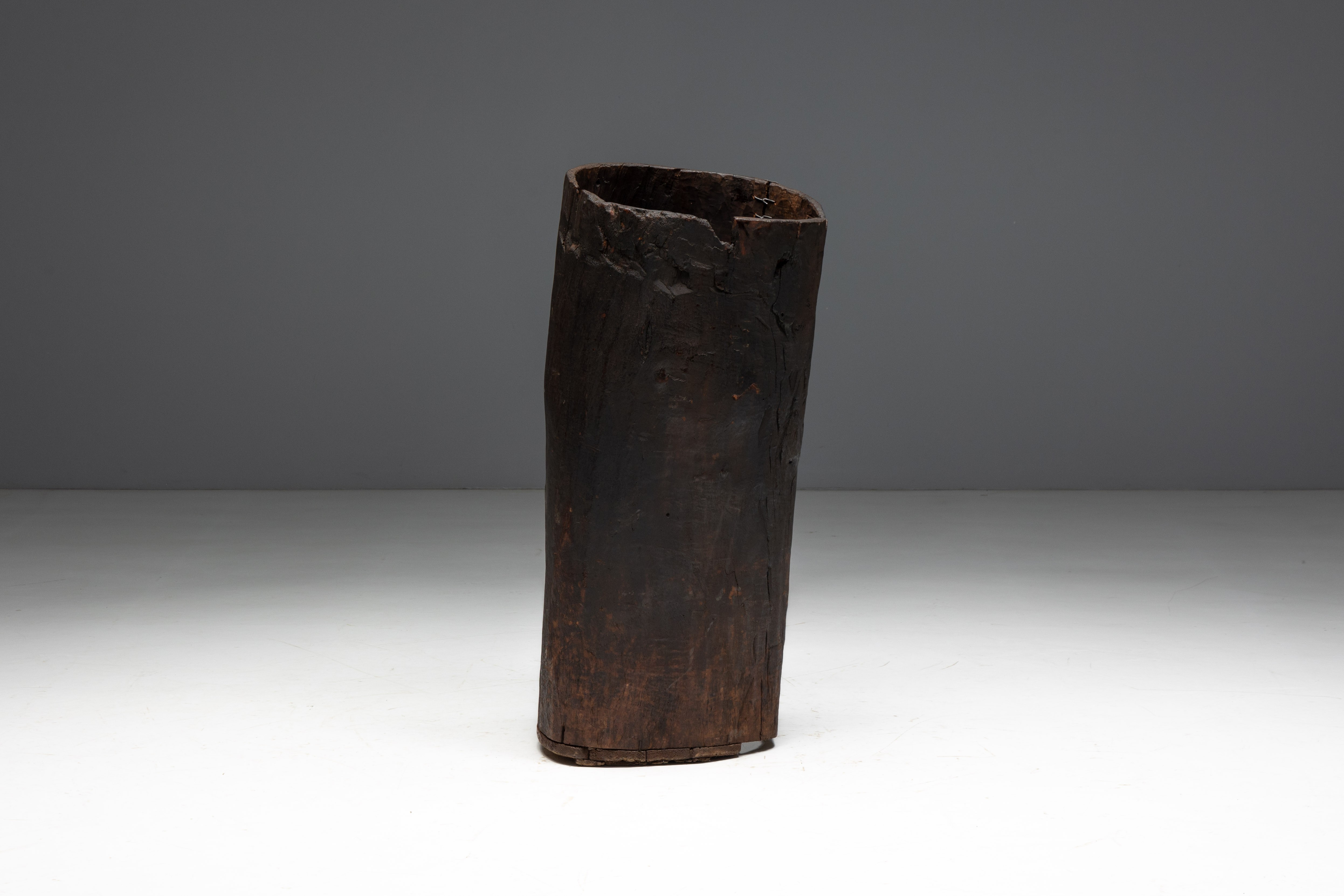 Vernacular Tree Trunk Vessel - 19th Century