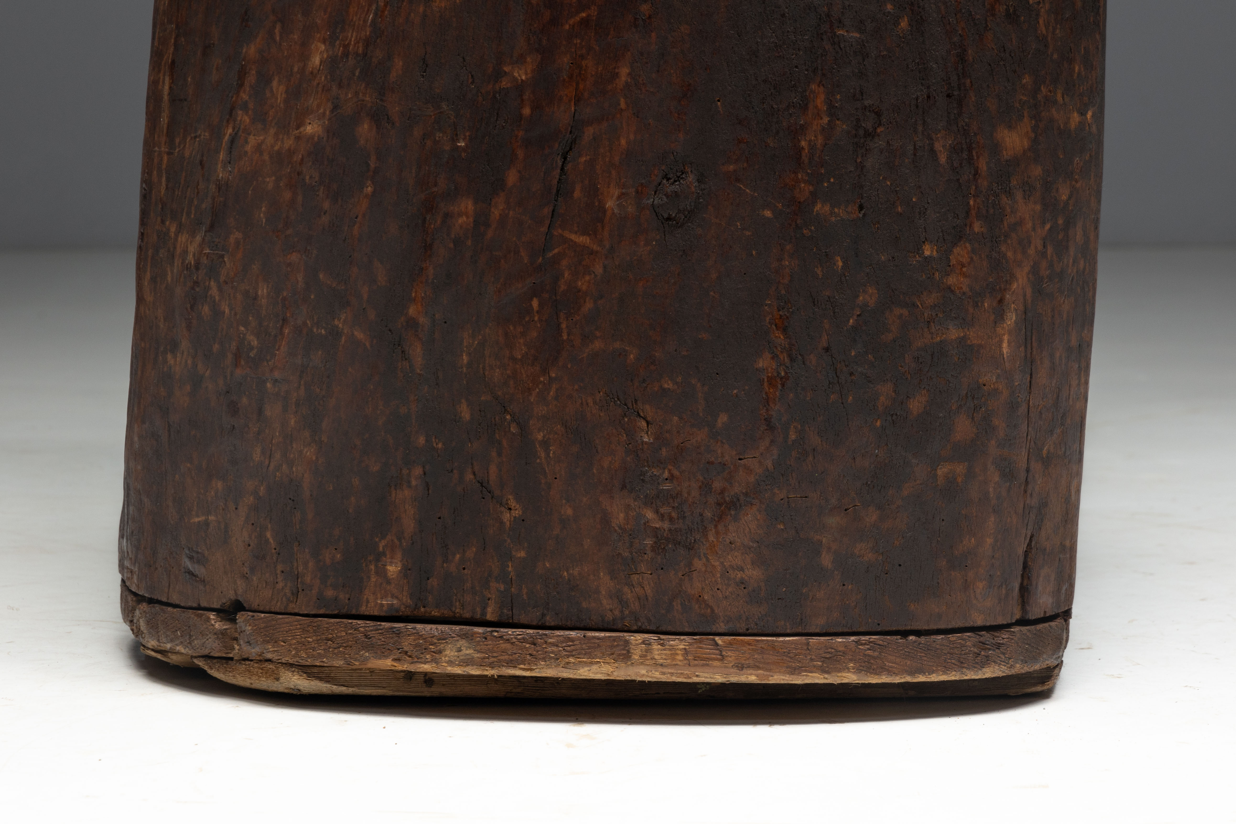 Vernacular Tree Trunk Vessel - 19th Century