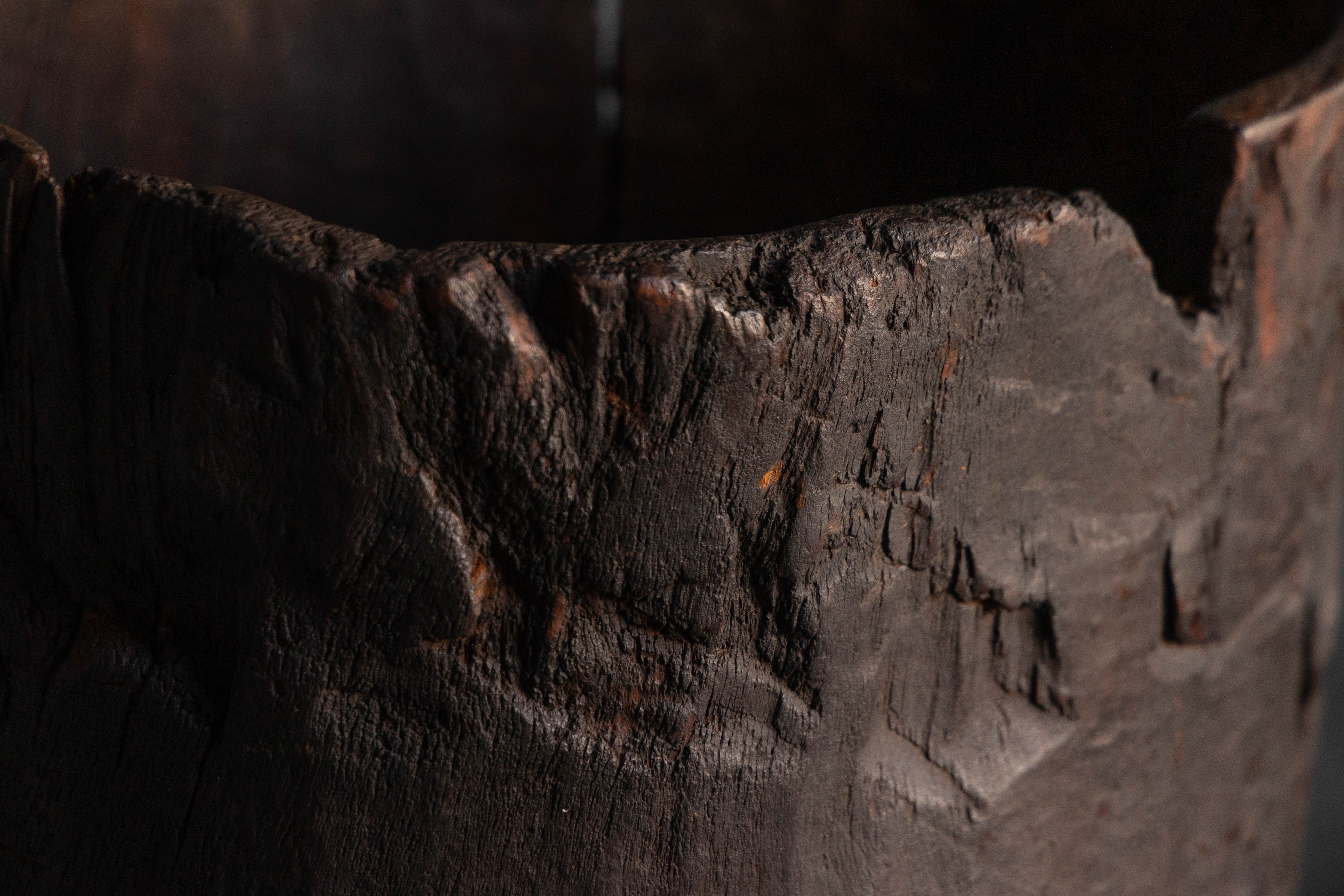 Vernacular Tree Trunk Vessel - 19th Century
