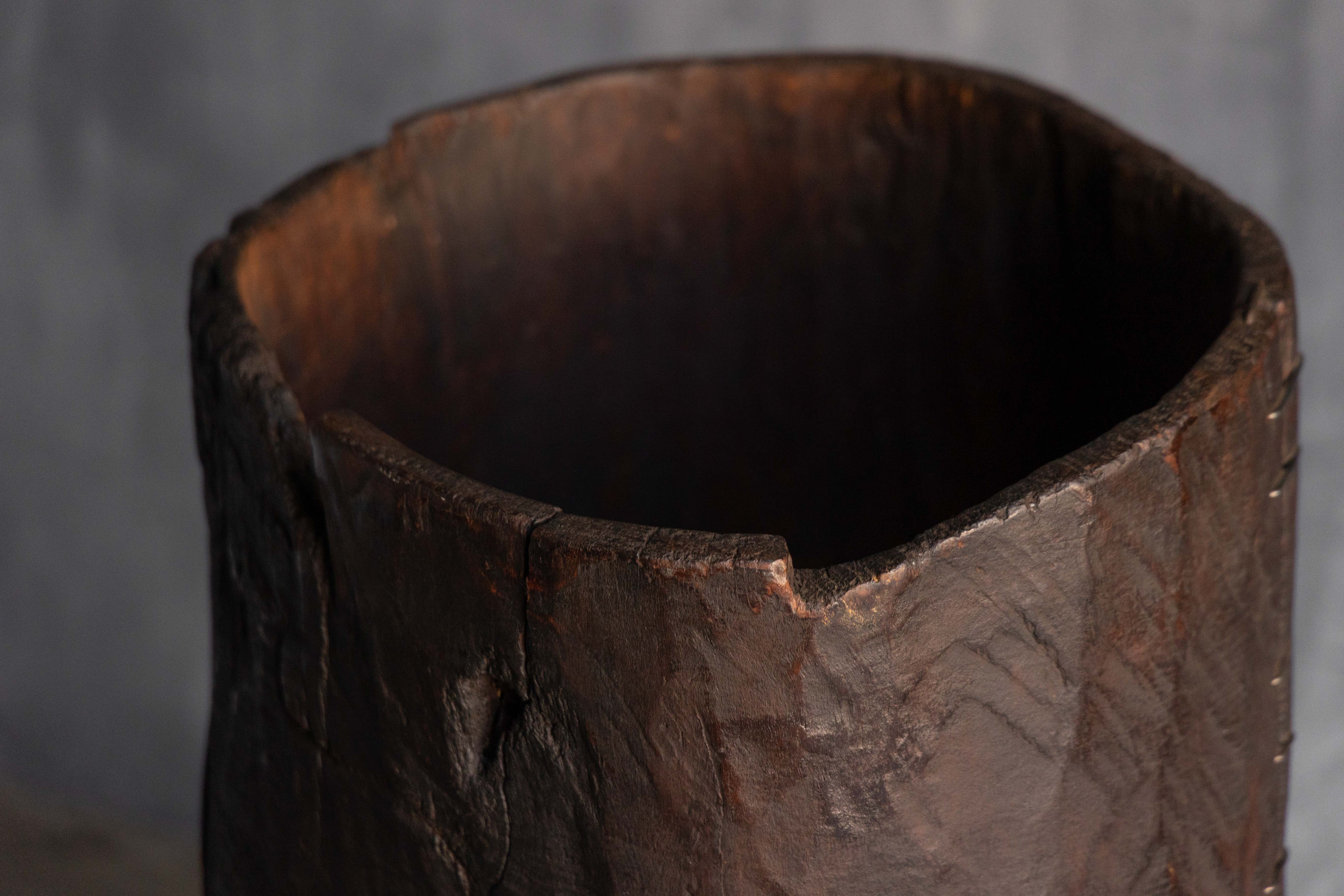 Vernacular Tree Trunk Vessel - 19th Century