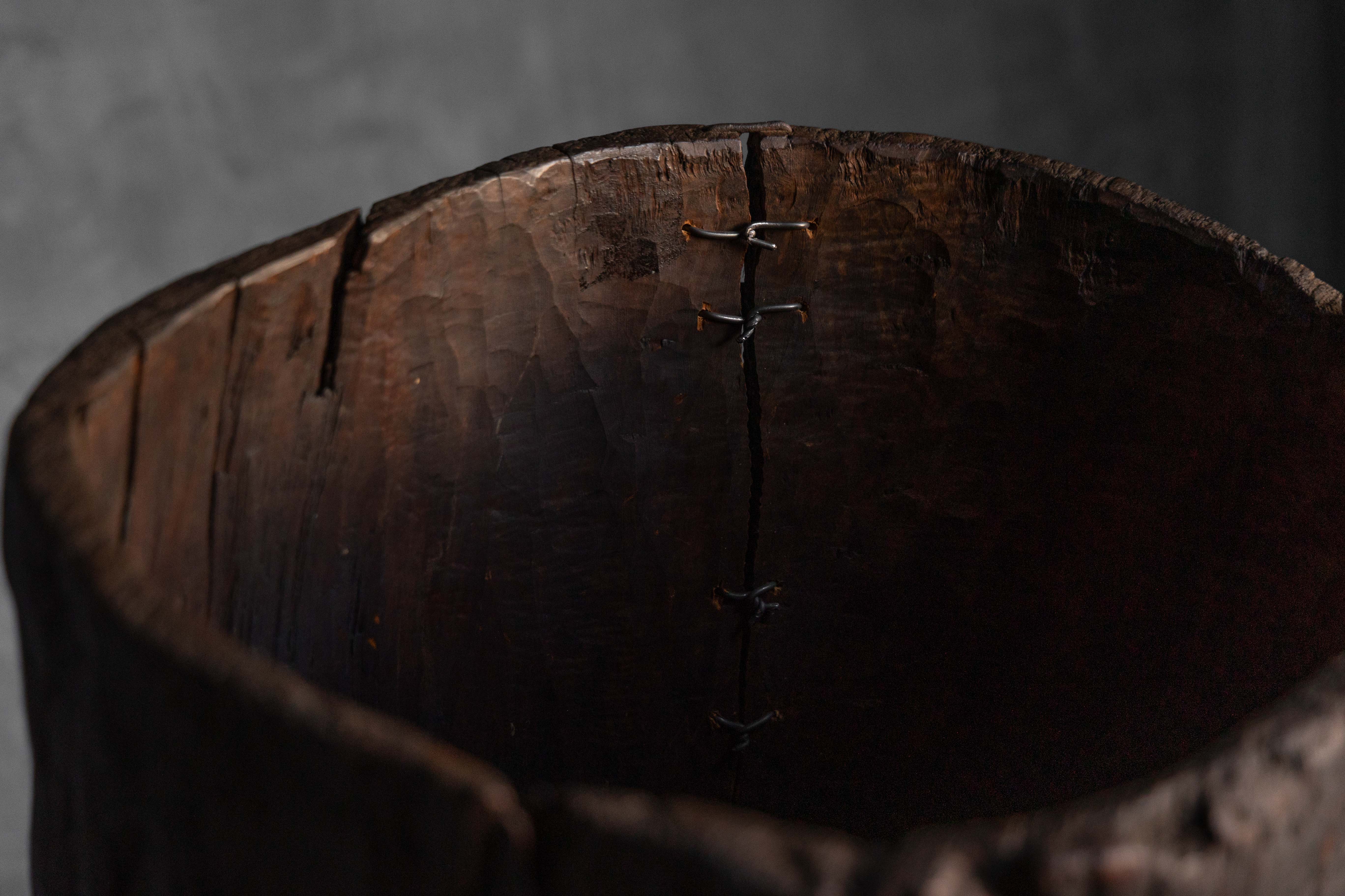 Vernacular Tree Trunk Vessel - 19th Century