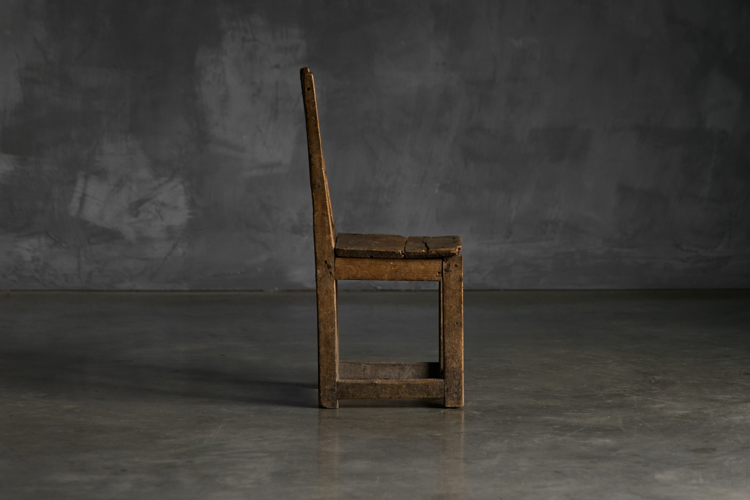 Vernacular Wooden Chair, France - 19th Century