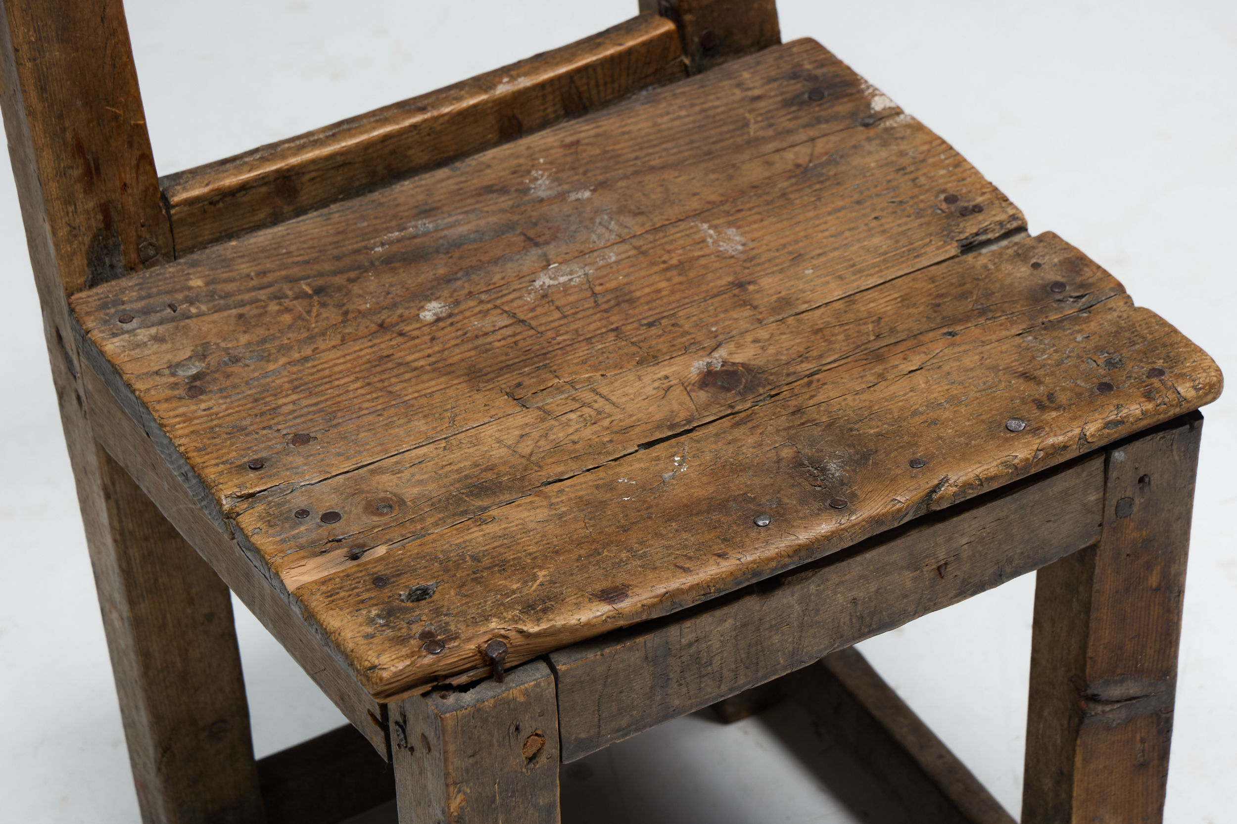 Vernacular Wooden Chair, France - 19th Century