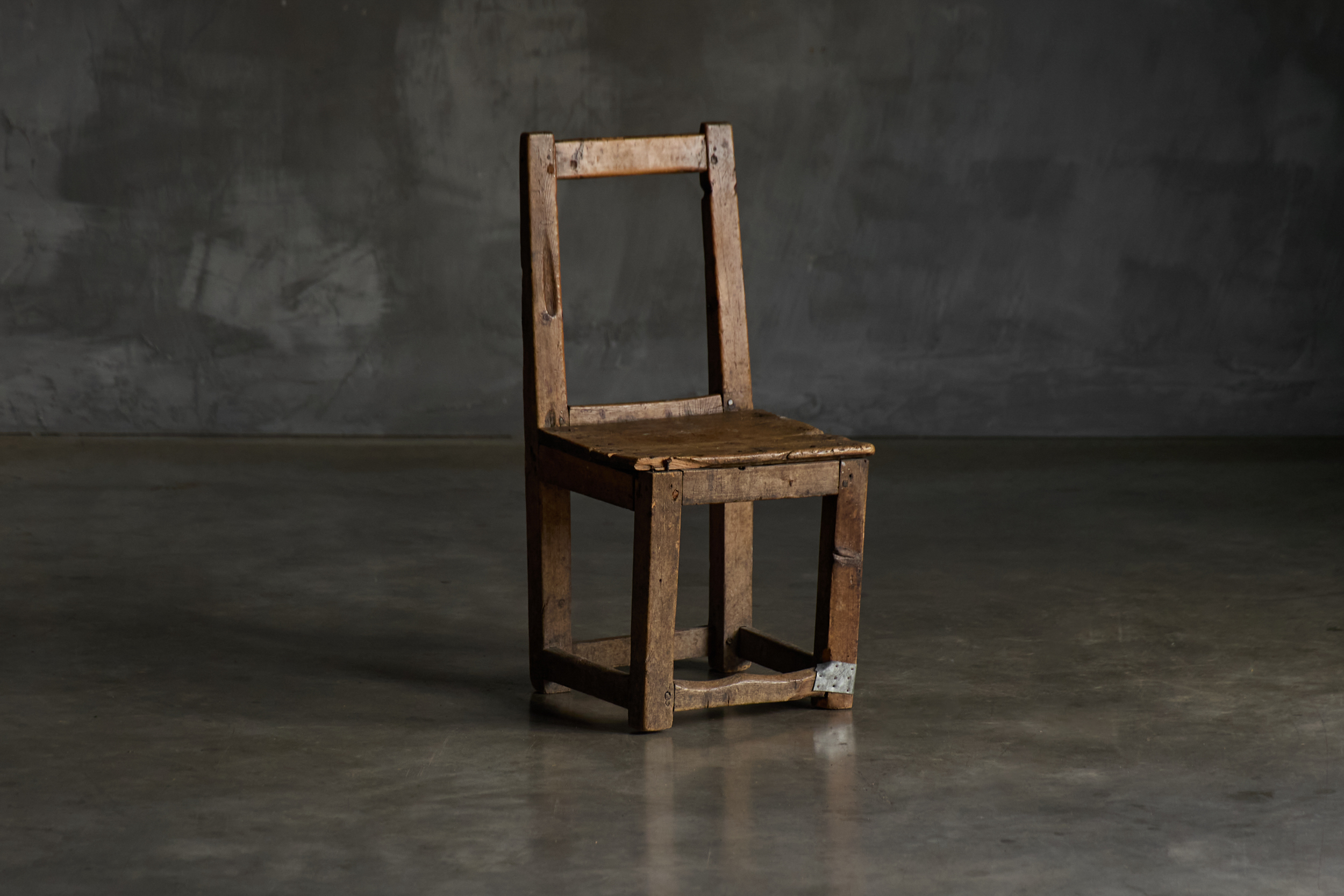 Vernacular Wooden Chair, France - 19th Century