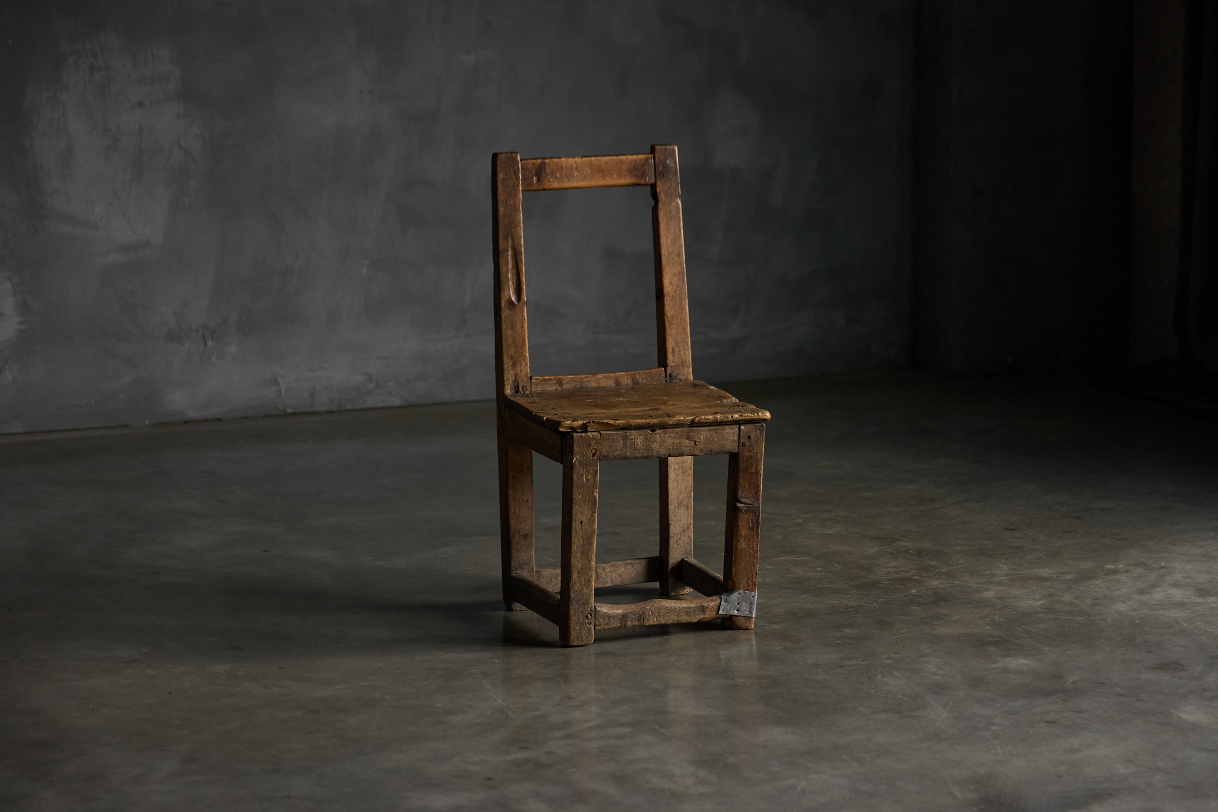 Vernacular Wooden Chair, France - 19th Century