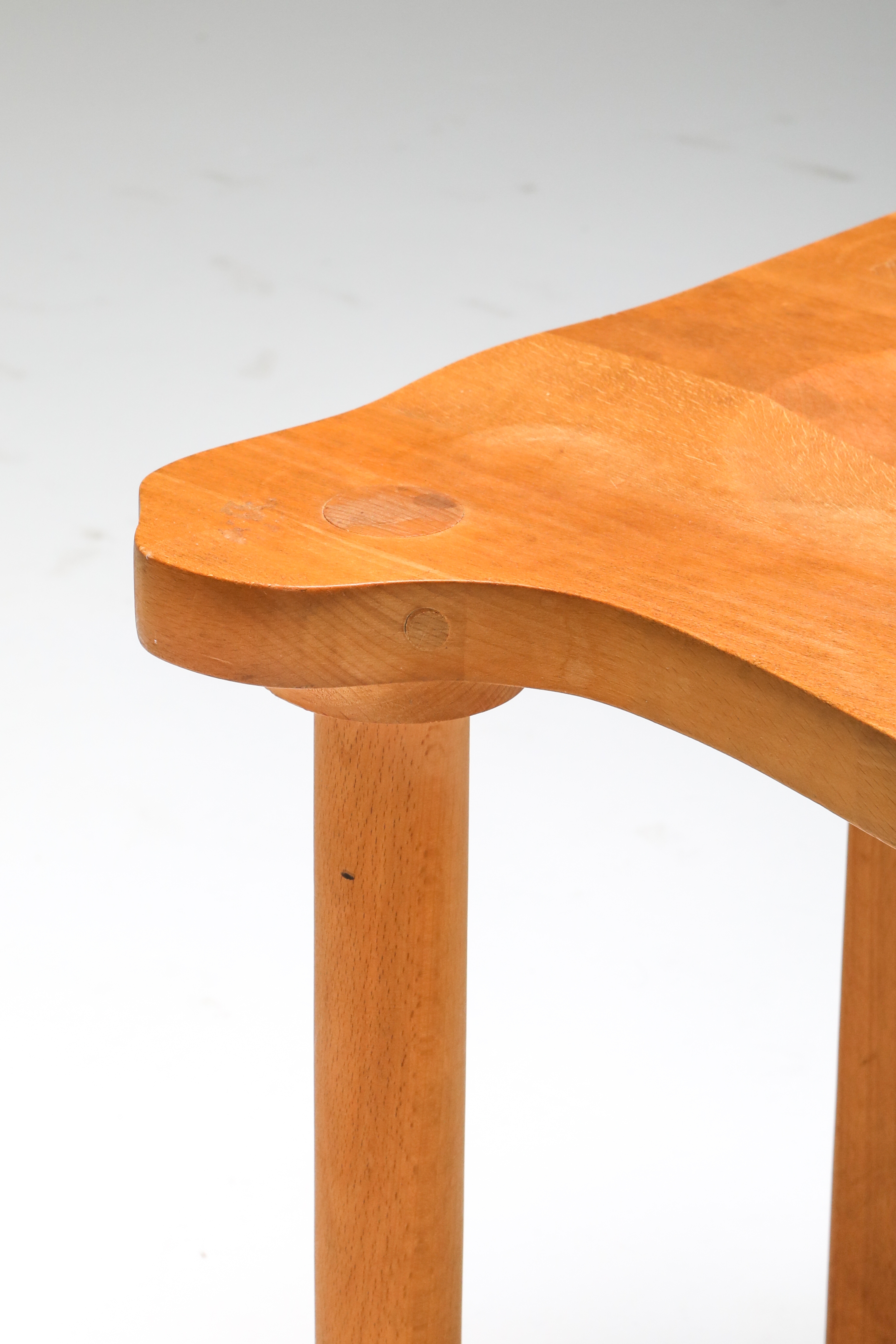 wood stool by E.R.A. Herbst - 1990