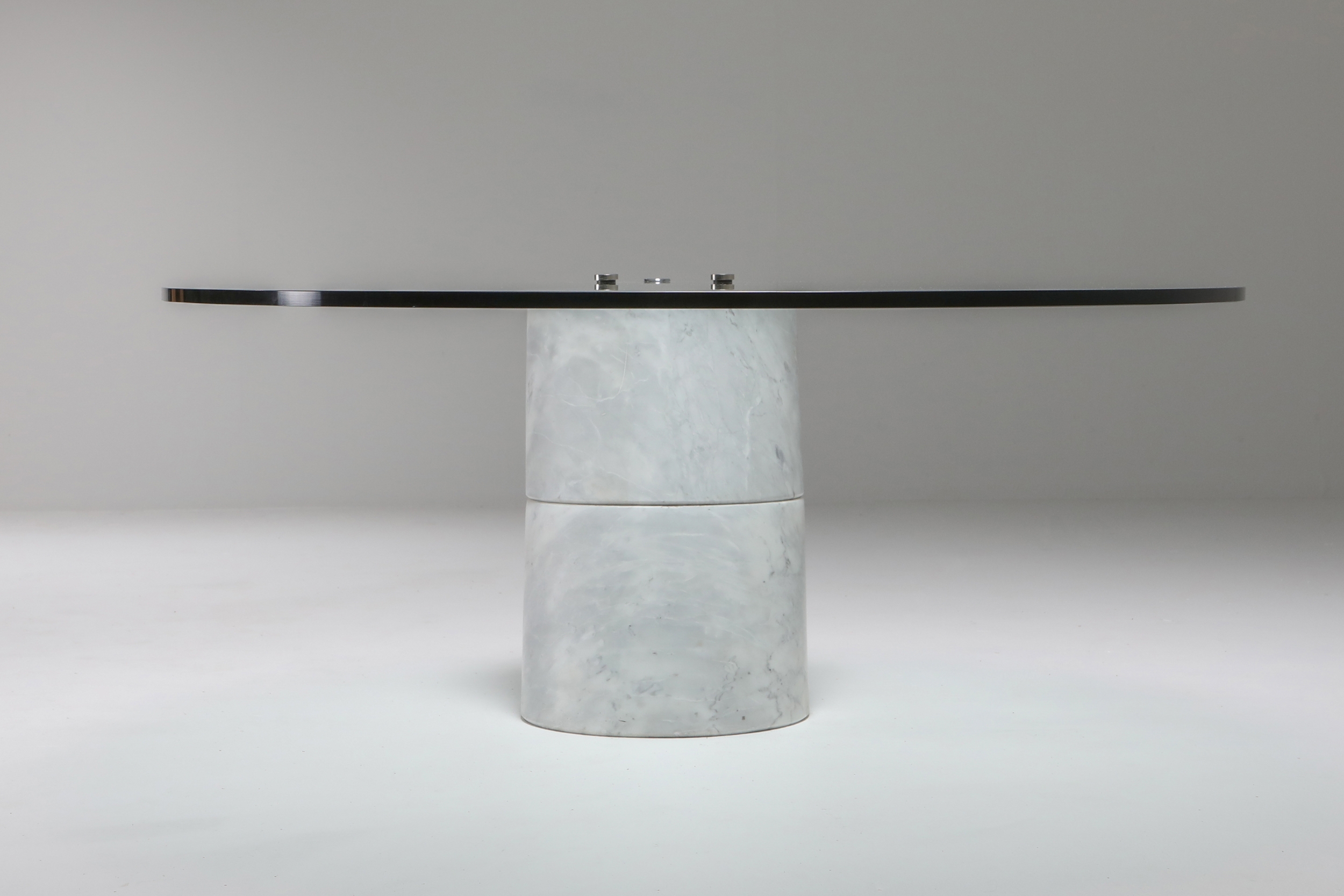 Postmodern Marble Coffee Table by Ronald Schmitt - 1980's