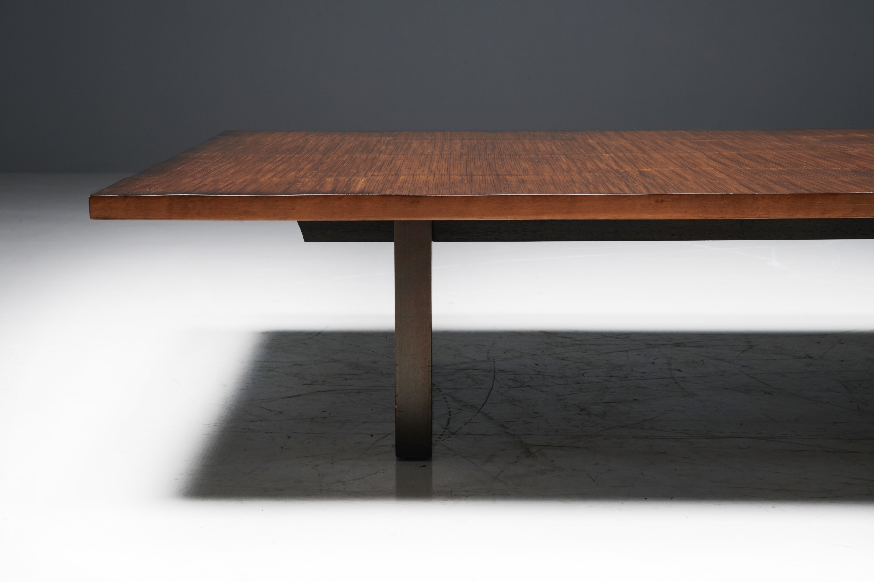 Coffee Table by Axel Vervoordt in Wenge and Bamboo - 1980s