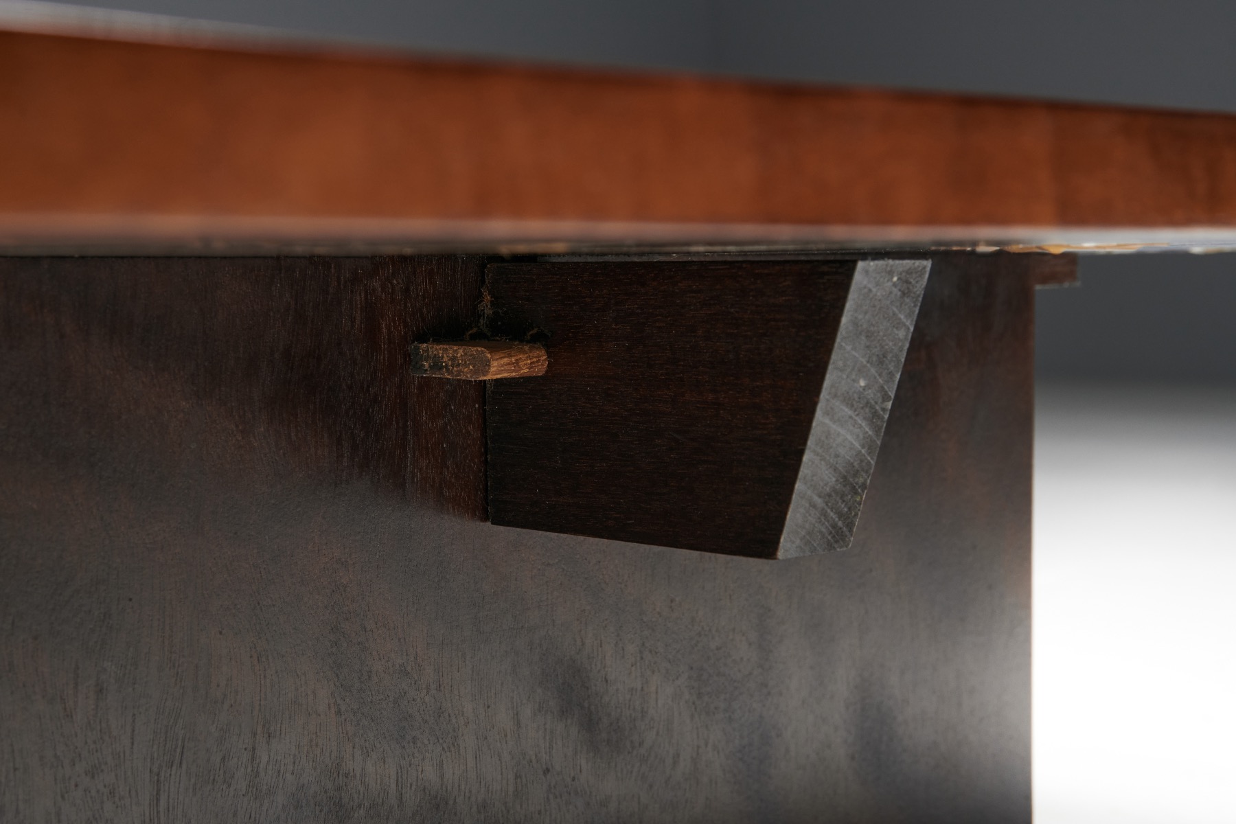 Coffee Table by Axel Vervoordt in Wenge and Bamboo - 1980s