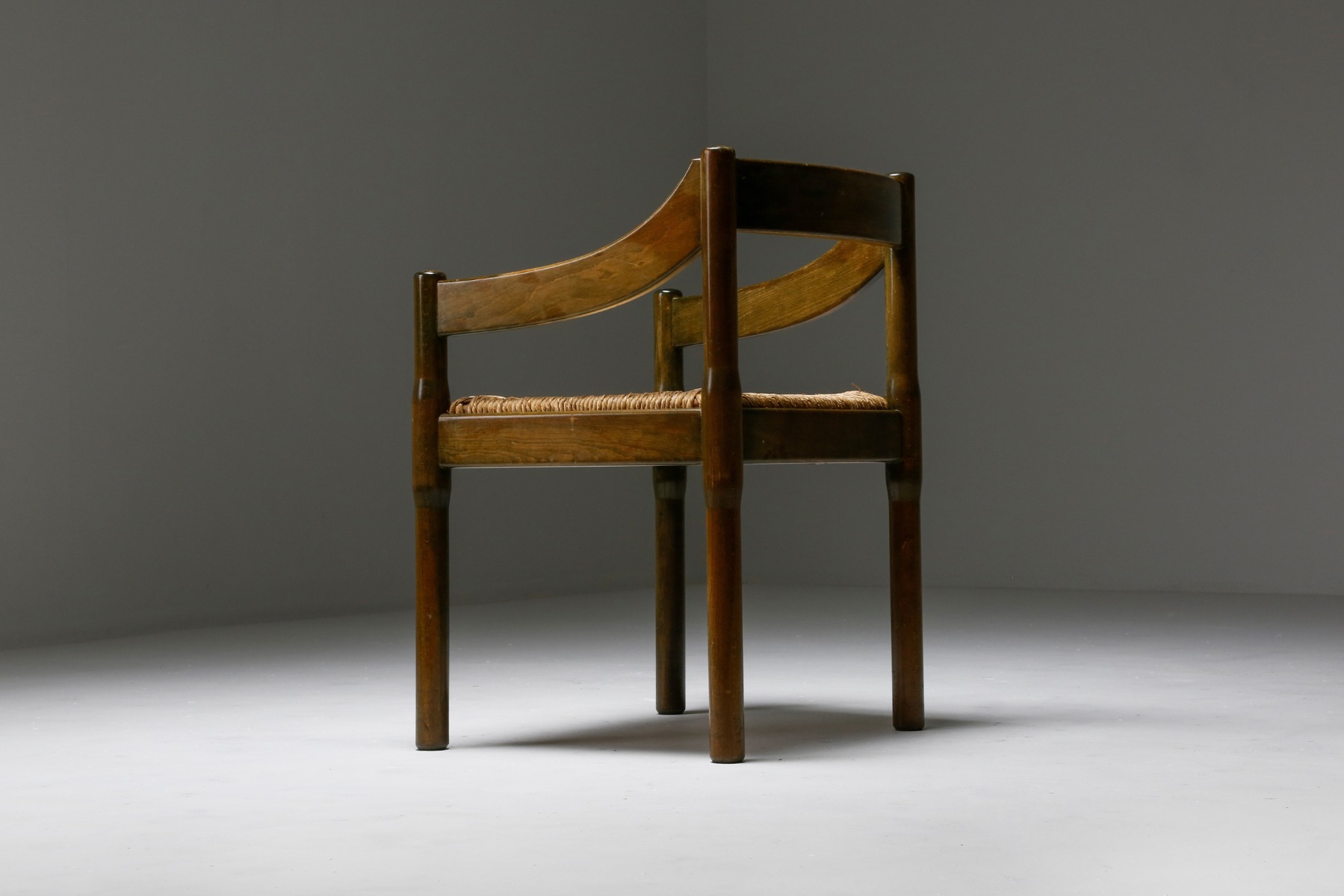 Vico Magistretti ‘Carimate’ Dining Chairs in Lacquered Beech - 1960's