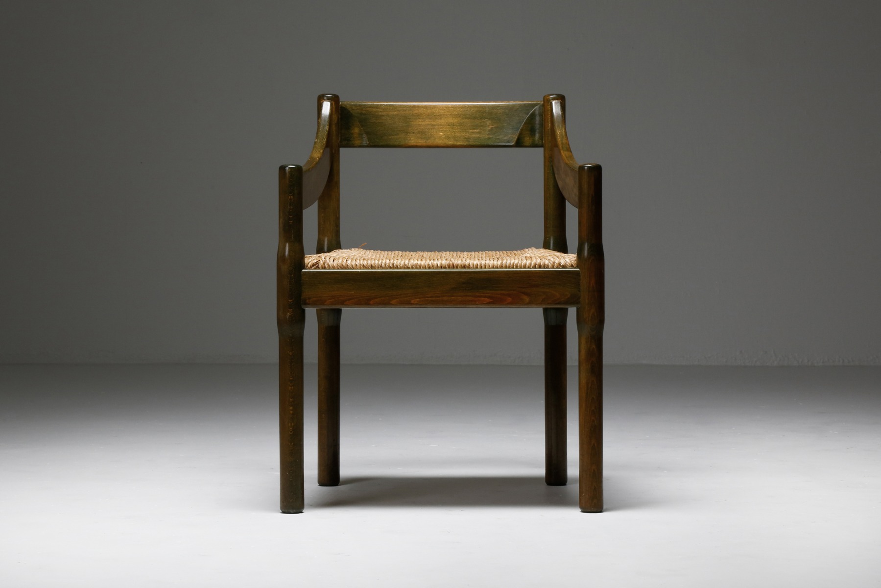 Vico Magistretti ‘Carimate’ Dining Chairs in Lacquered Beech - 1960's