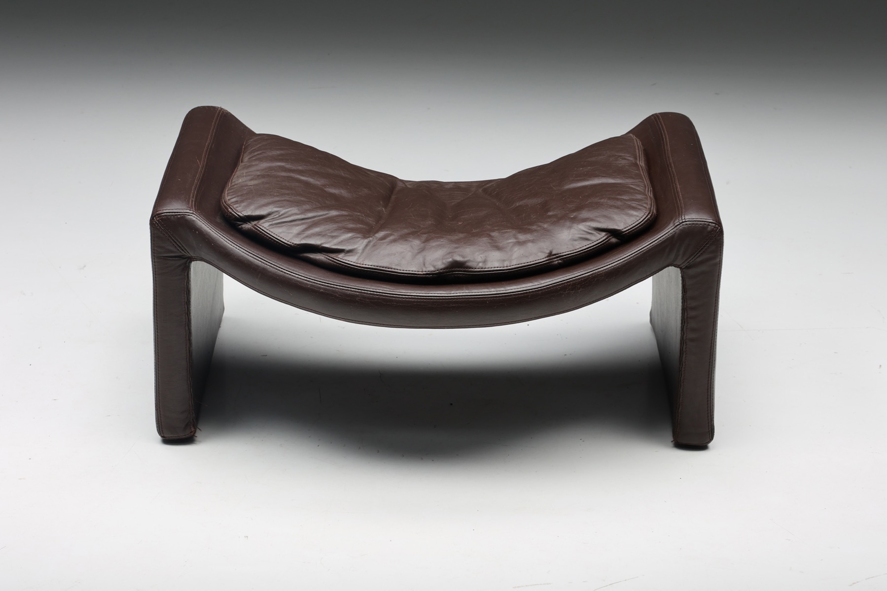 Vittorio Introini P60 Lounge Chair with Ottoman for Saporiti - 1969