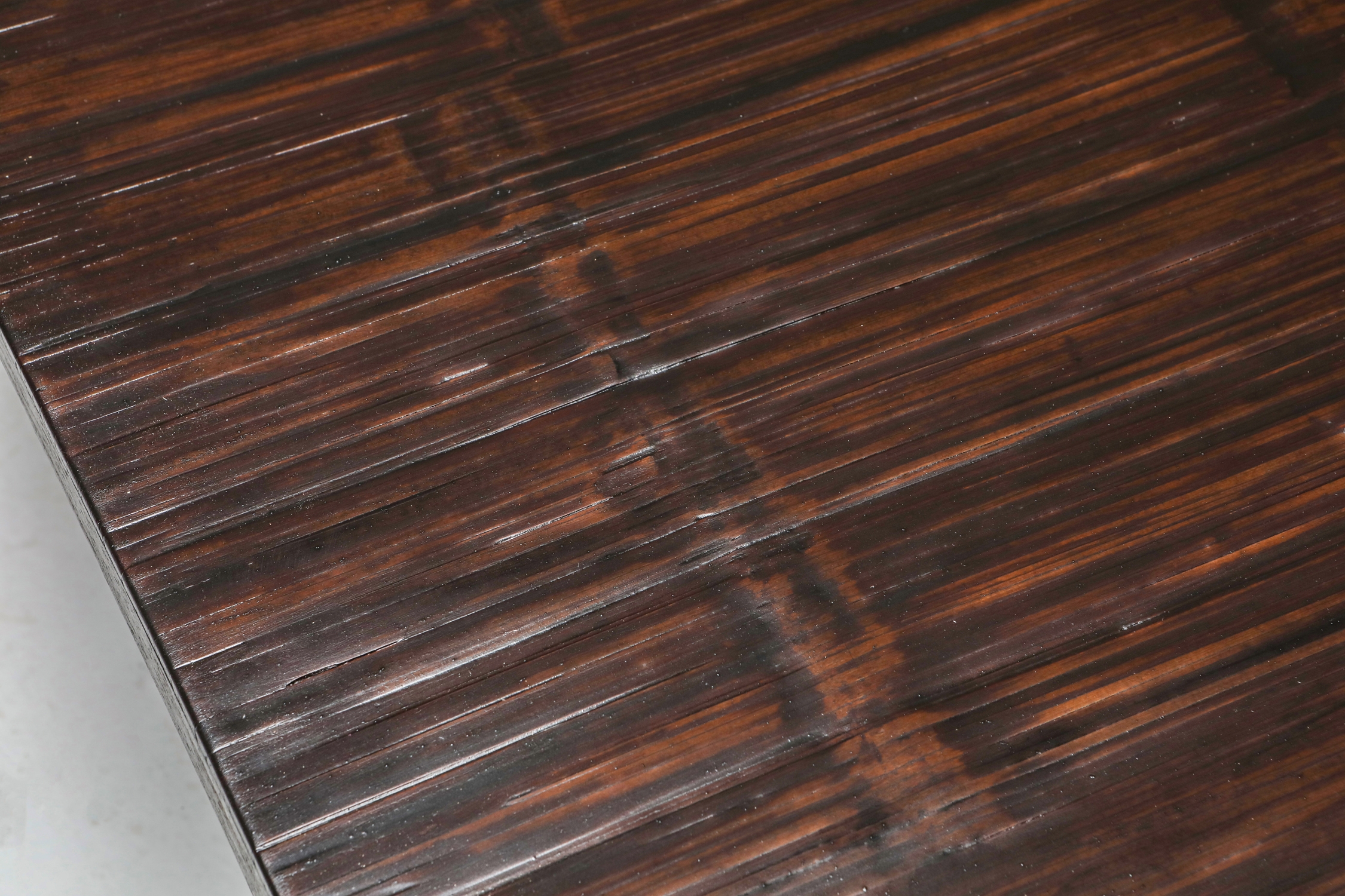 Axel Vervoordt Wenge and Bamboo Coffee Table - 1980's