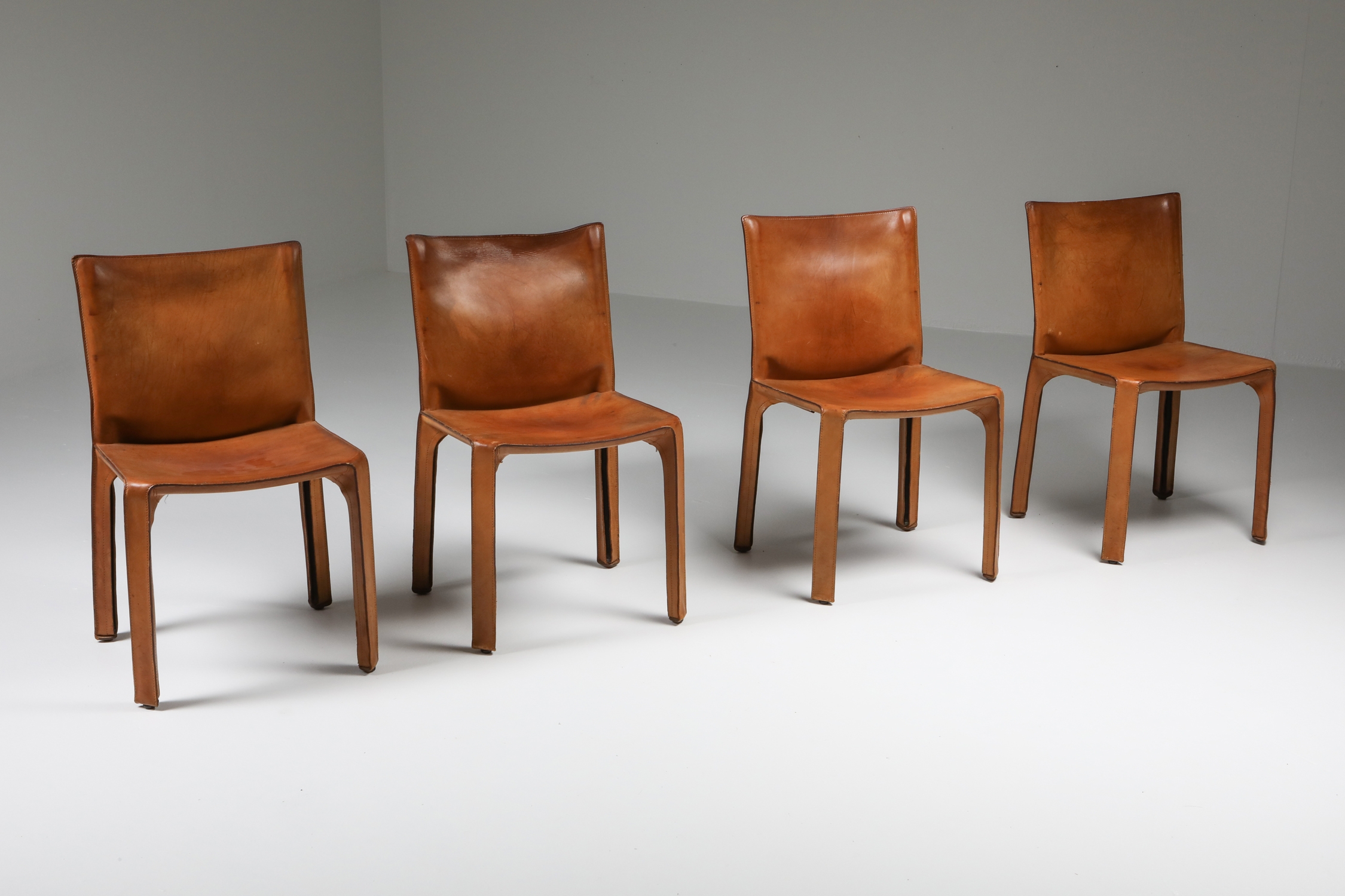 Cassina Cognac CAB Chairs - 1970's