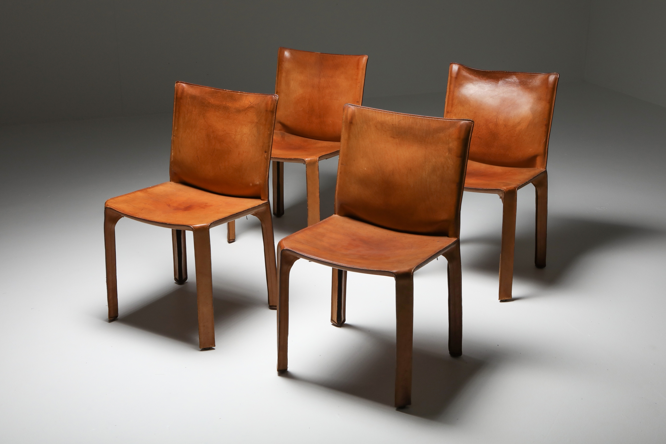 Cassina Cognac CAB Chairs - 1970's