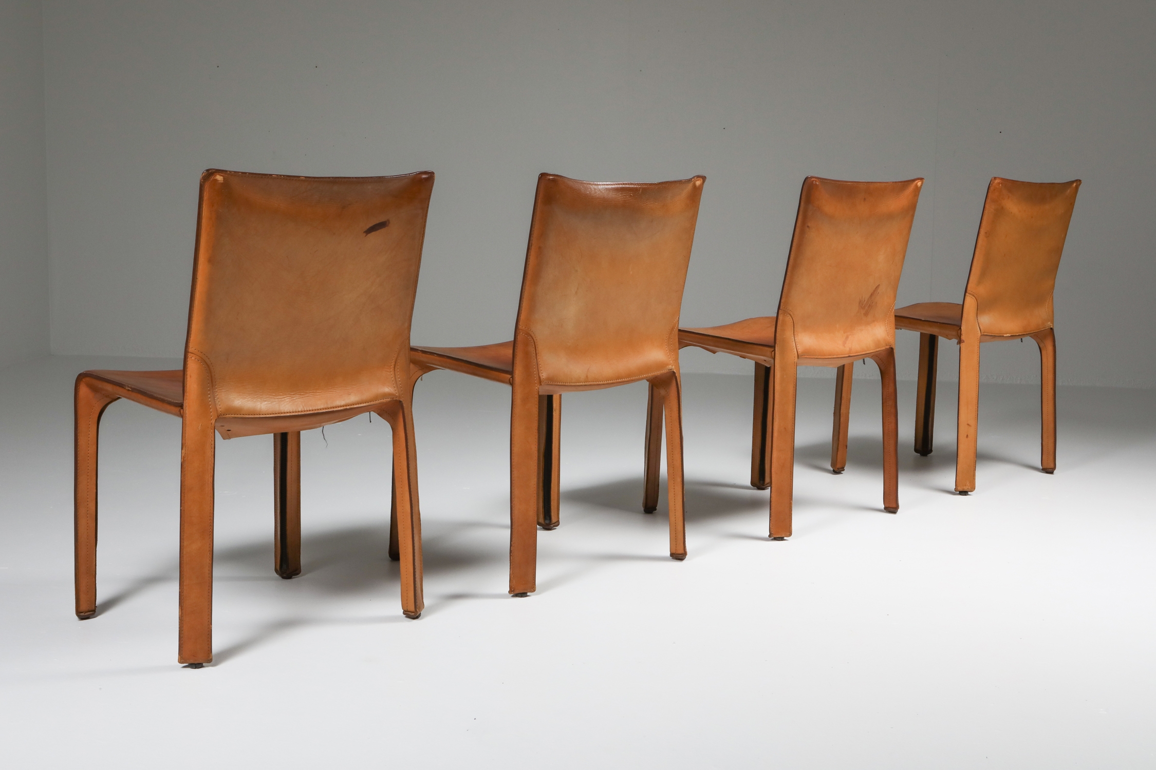 Cassina Cognac CAB Chairs - 1970's