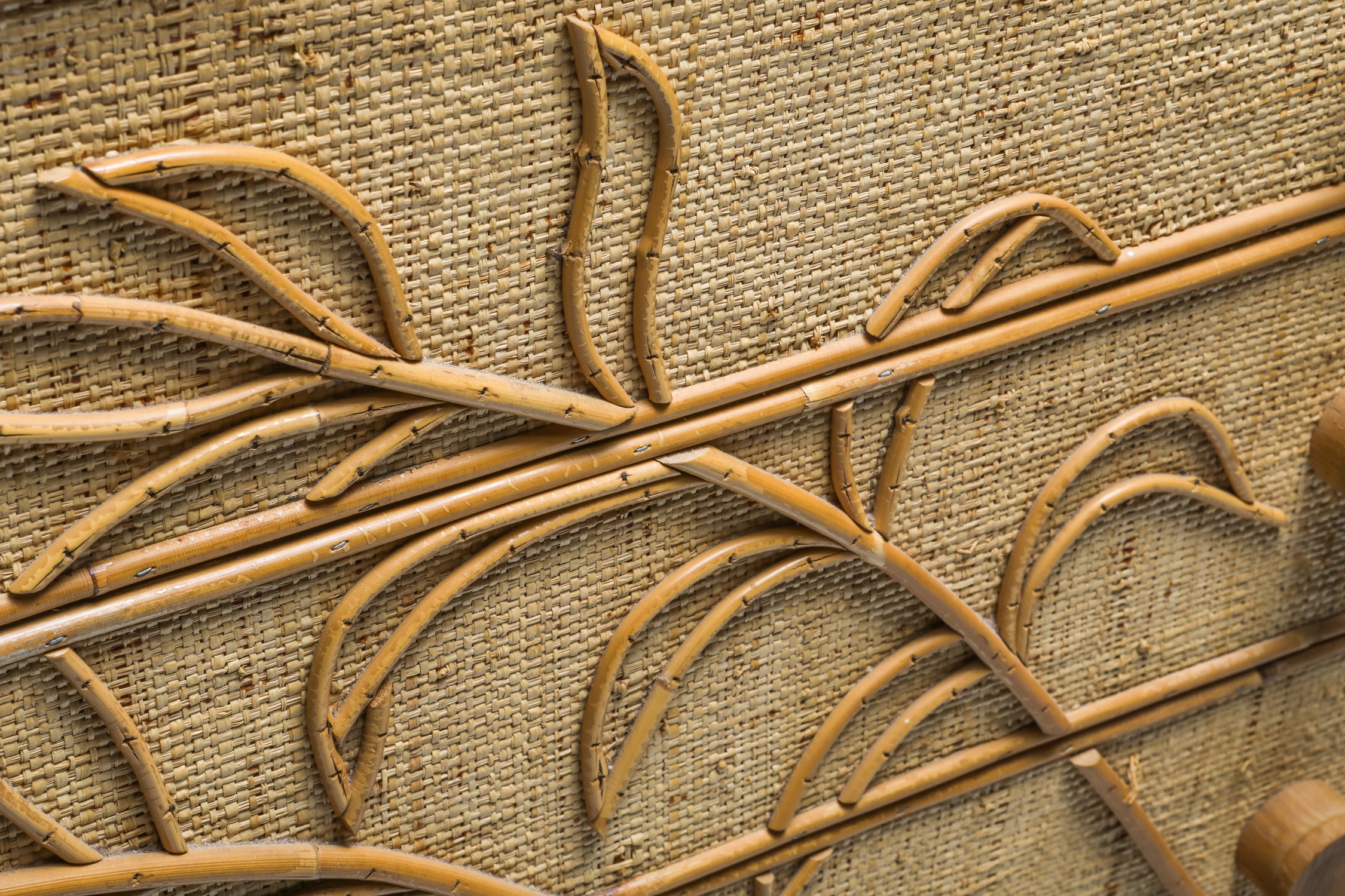 Vivai del Sud Bamboo Chest of Drawers, Italy - 1970's