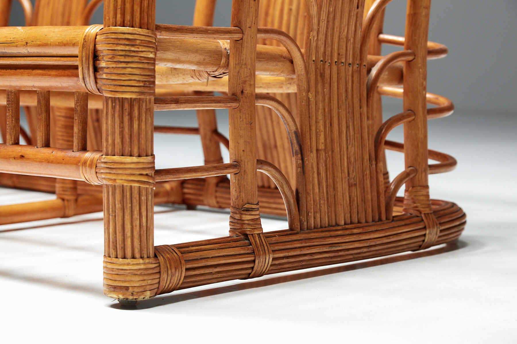 Vivai Del Sud Bamboo Sofa - 1970s