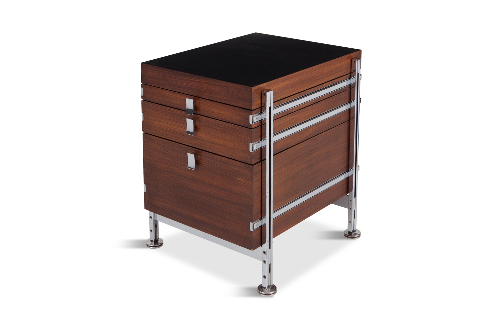 Jules Wabbes Mahogany Chest of Drawers for Mobilier Universel - 1960s