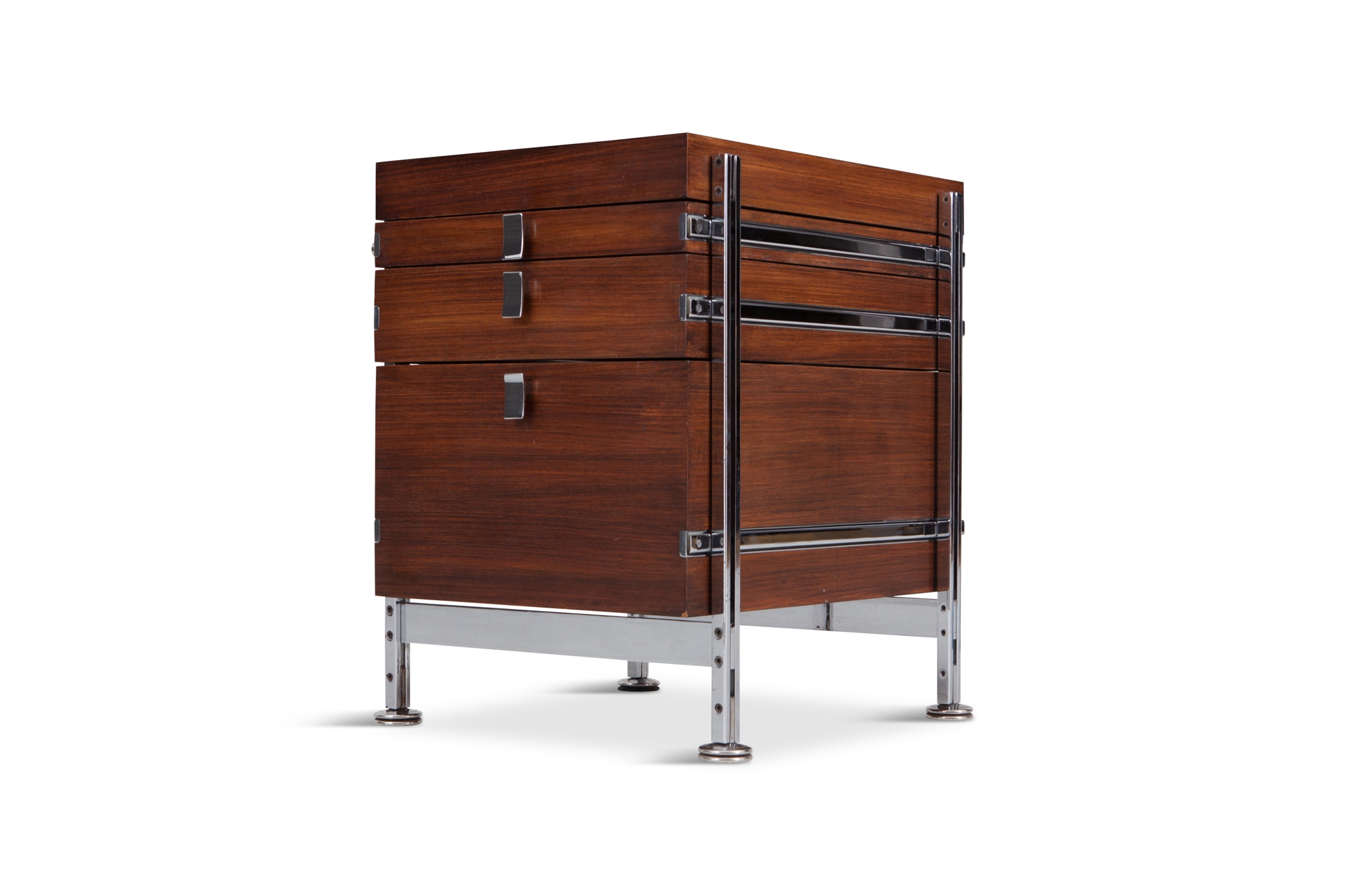 Jules Wabbes Mahogany Chest of Drawers for Mobilier Universel - 1960s