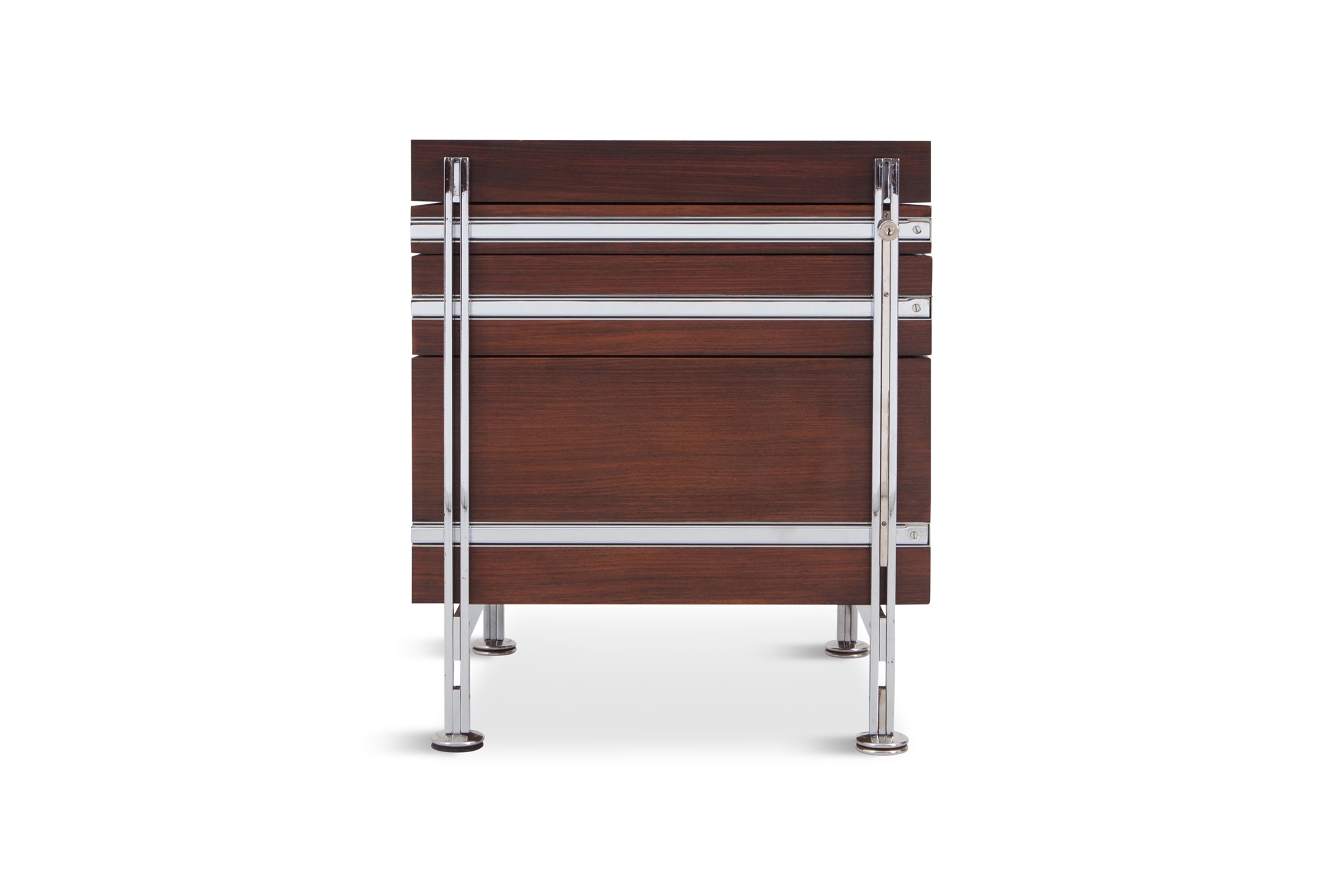 Jules Wabbes Mahogany Chest of Drawers for Mobilier Universel - 1960s