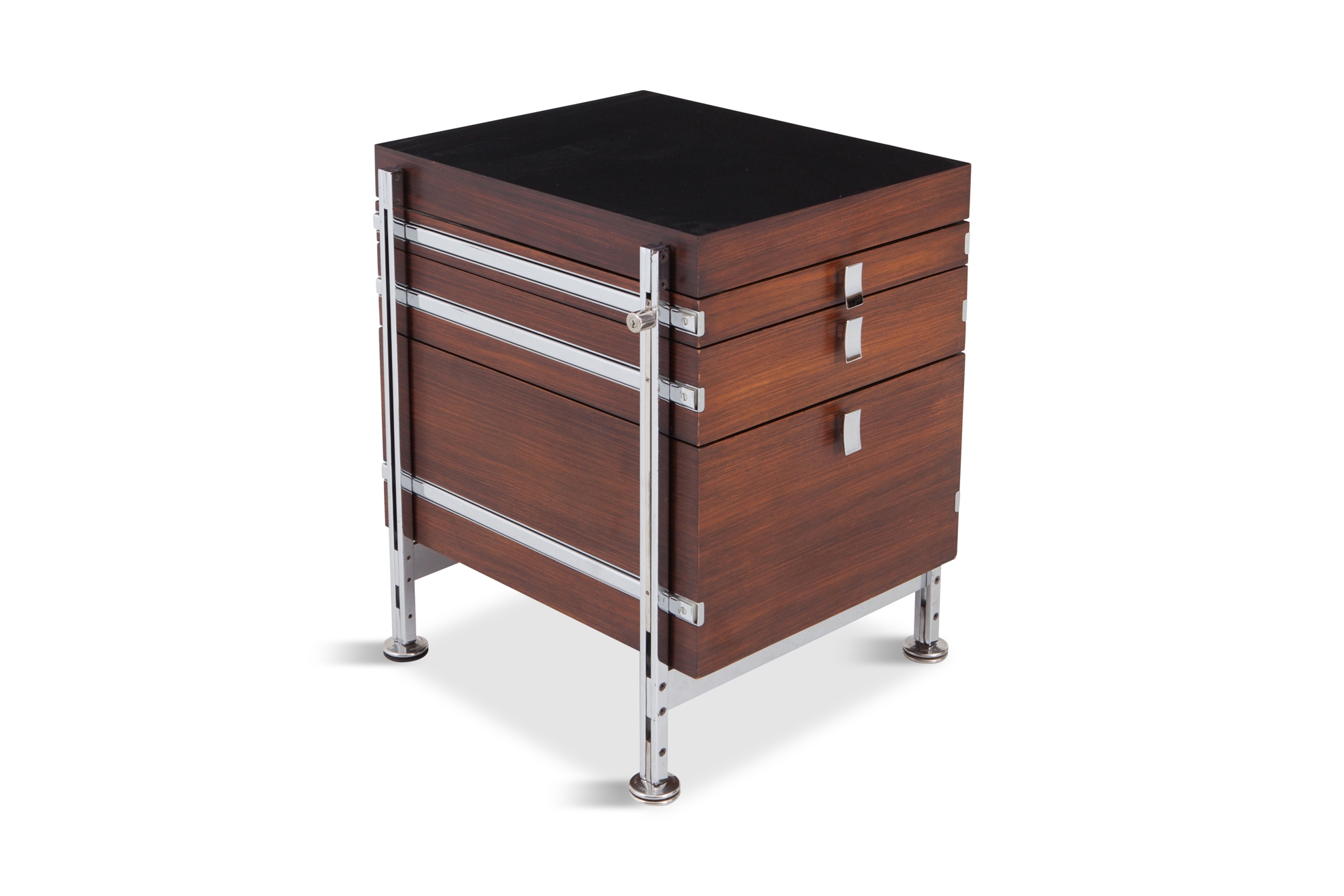 Jules Wabbes Mahogany Chest of Drawers for Mobilier Universel - 1960s