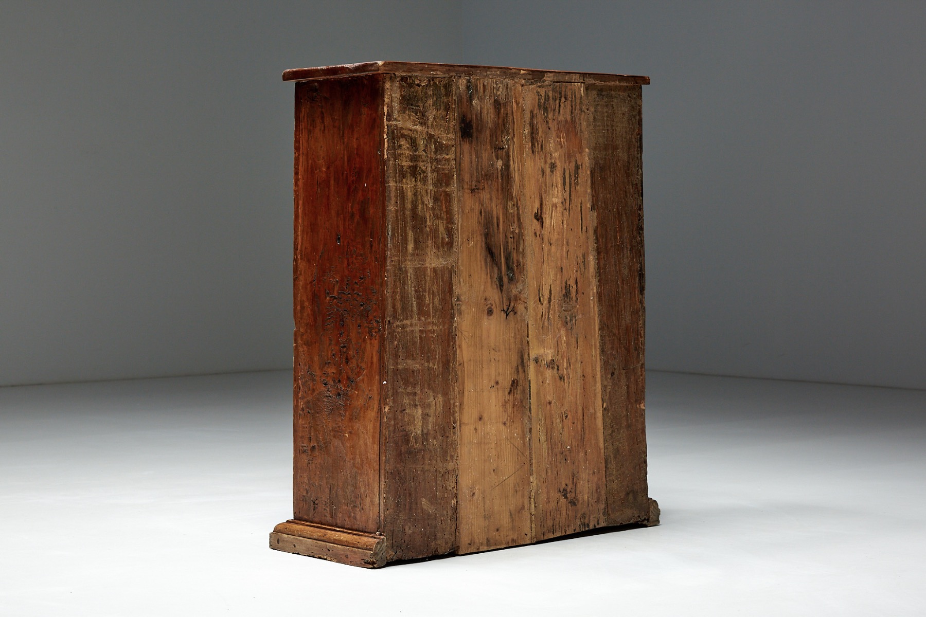 Rustic Art Populaire Cabinet - 1800s