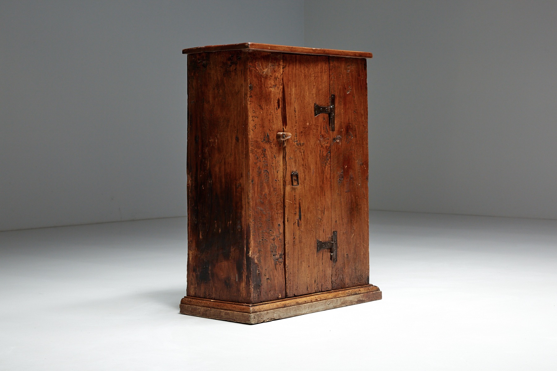 Rustic Art Populaire Cabinet - 1800s