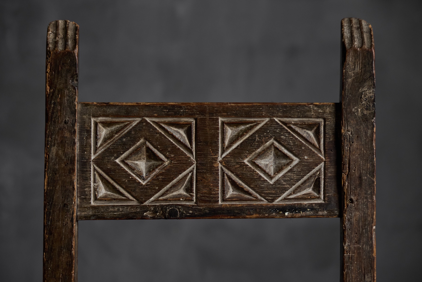 Wabi Sabi Folk Art Chair, Europe - Early 19th Century