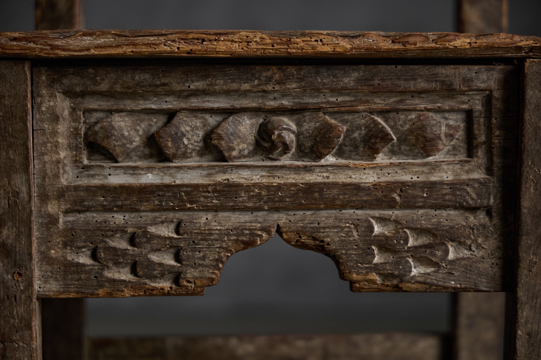 Wabi Sabi Folk Art Chair, Europe - Early 19th Century