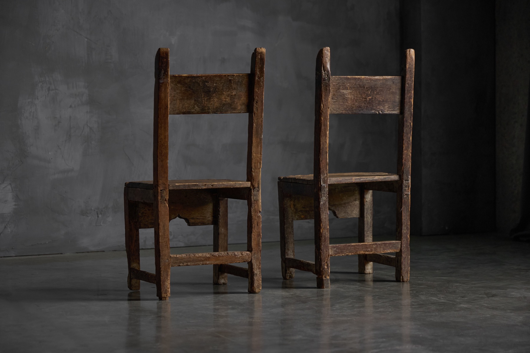 Wabi Sabi Folk Art Chair, Europe - Early 19th Century
