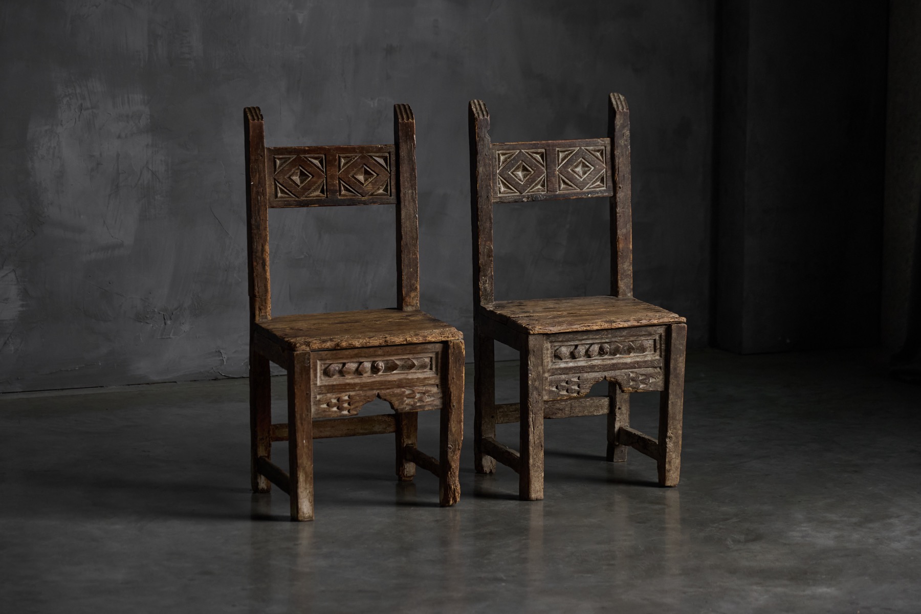 Wabi Sabi Folk Art Chair, Europe - Early 19th Century
